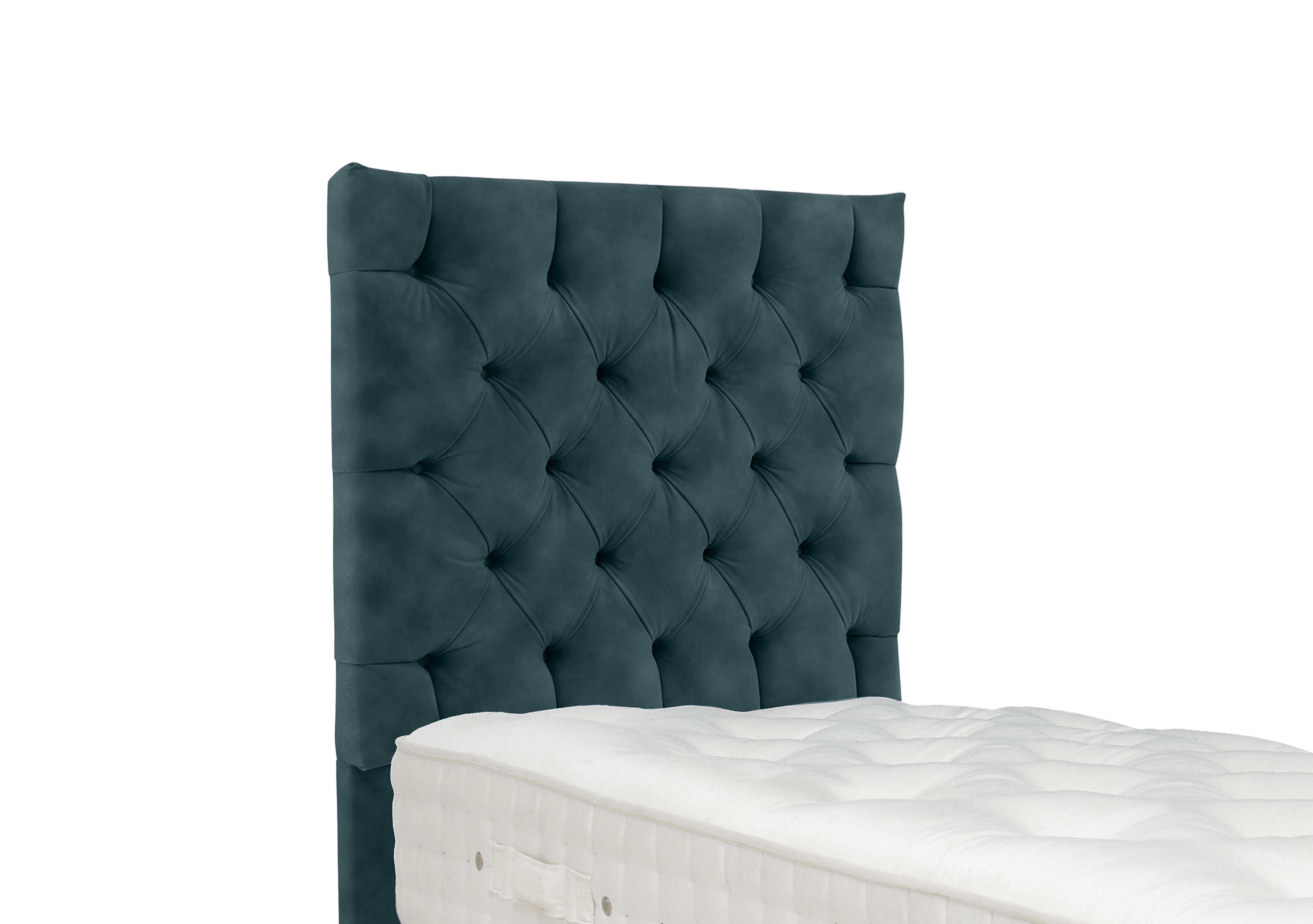 Linden Floor Standing Headboard in Lovely Ocean on Furniture Village