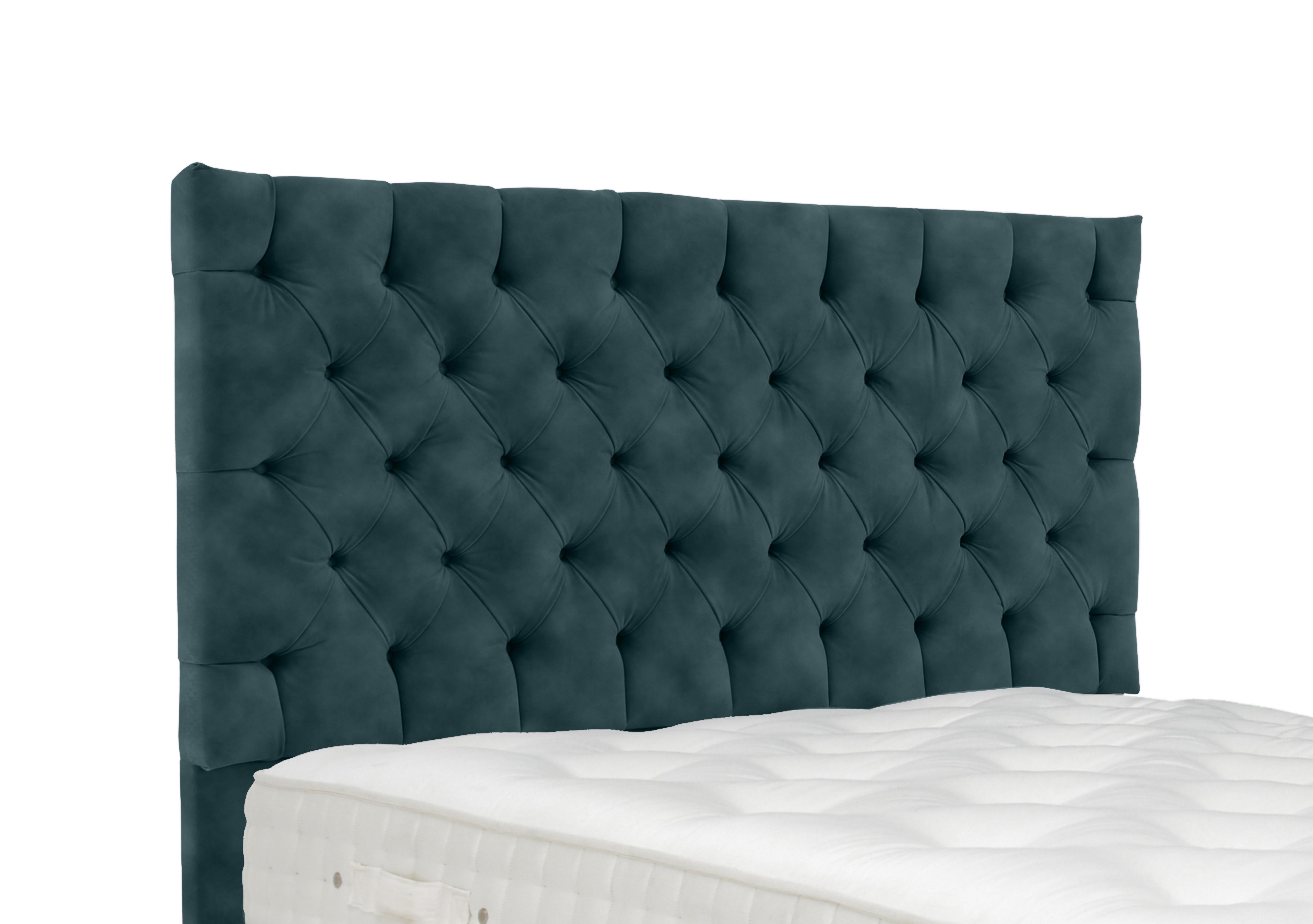 Linden Floor Standing Headboard in Lovely Ocean on Furniture Village