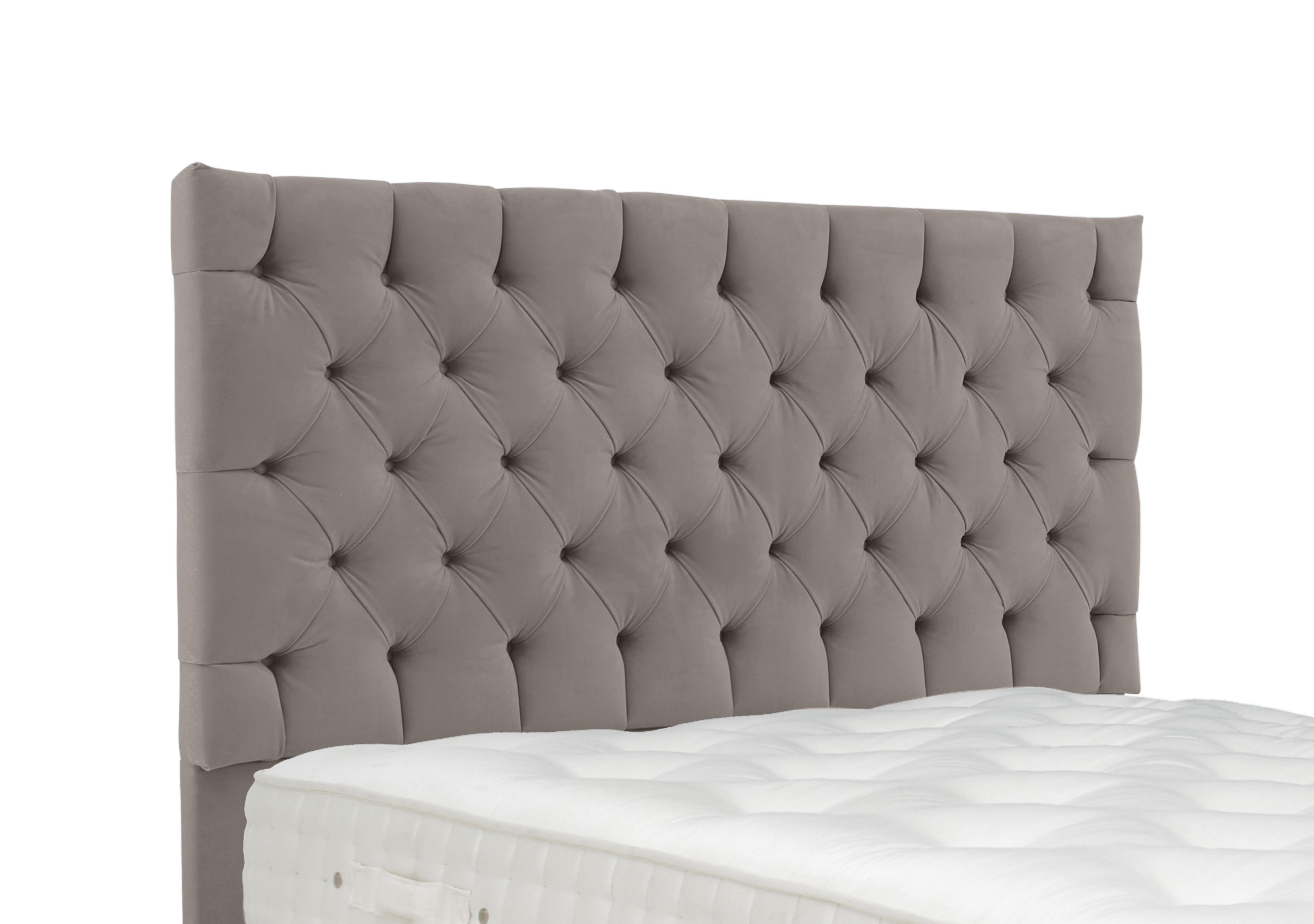 Linden Floor Standing Headboard in Seven Dolphin on Furniture Village