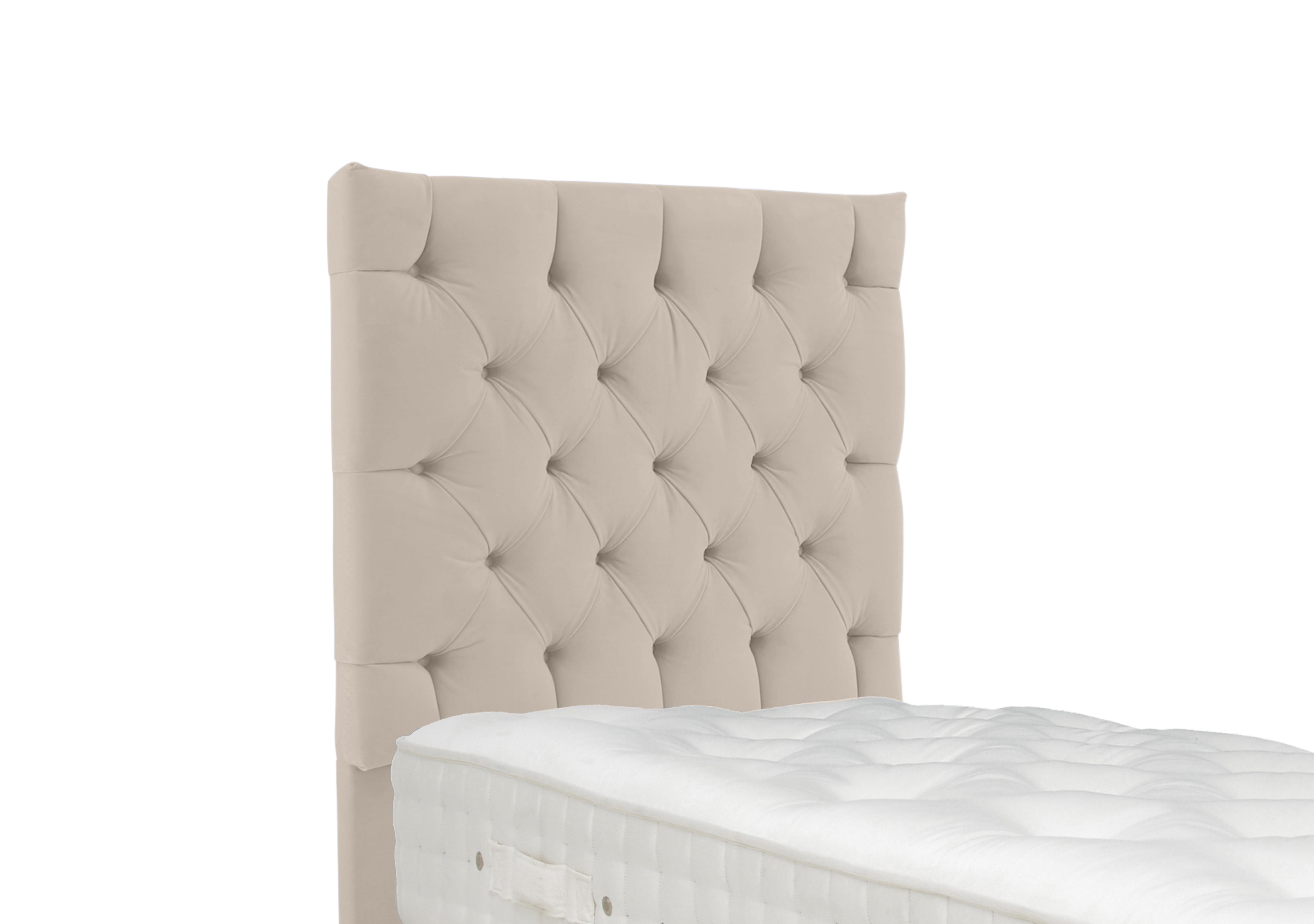 Linden Floor Standing Headboard in Seven Ivory on Furniture Village