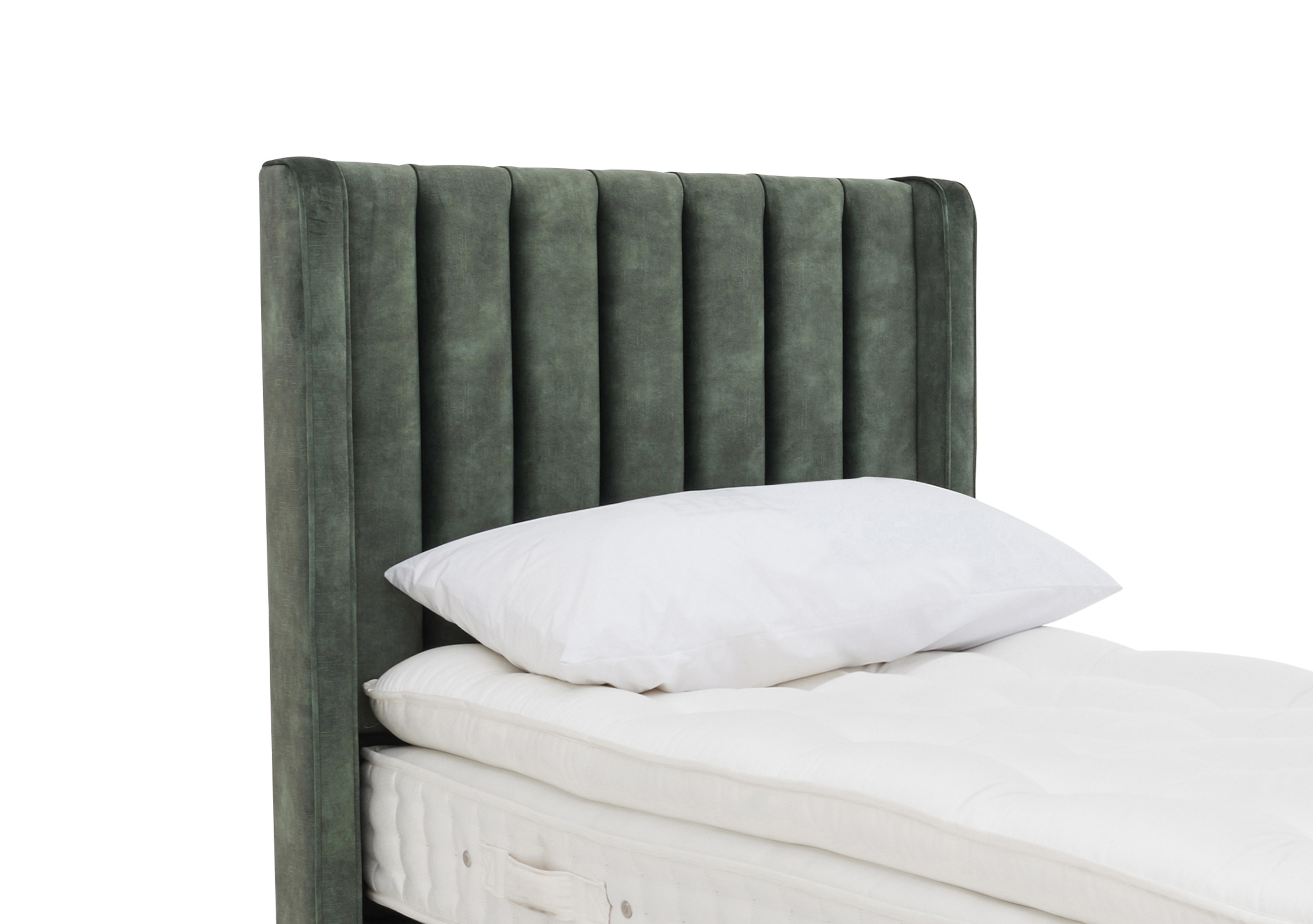 Willow Floor Standing Winged Headboard in Lovely Conifer on Furniture Village