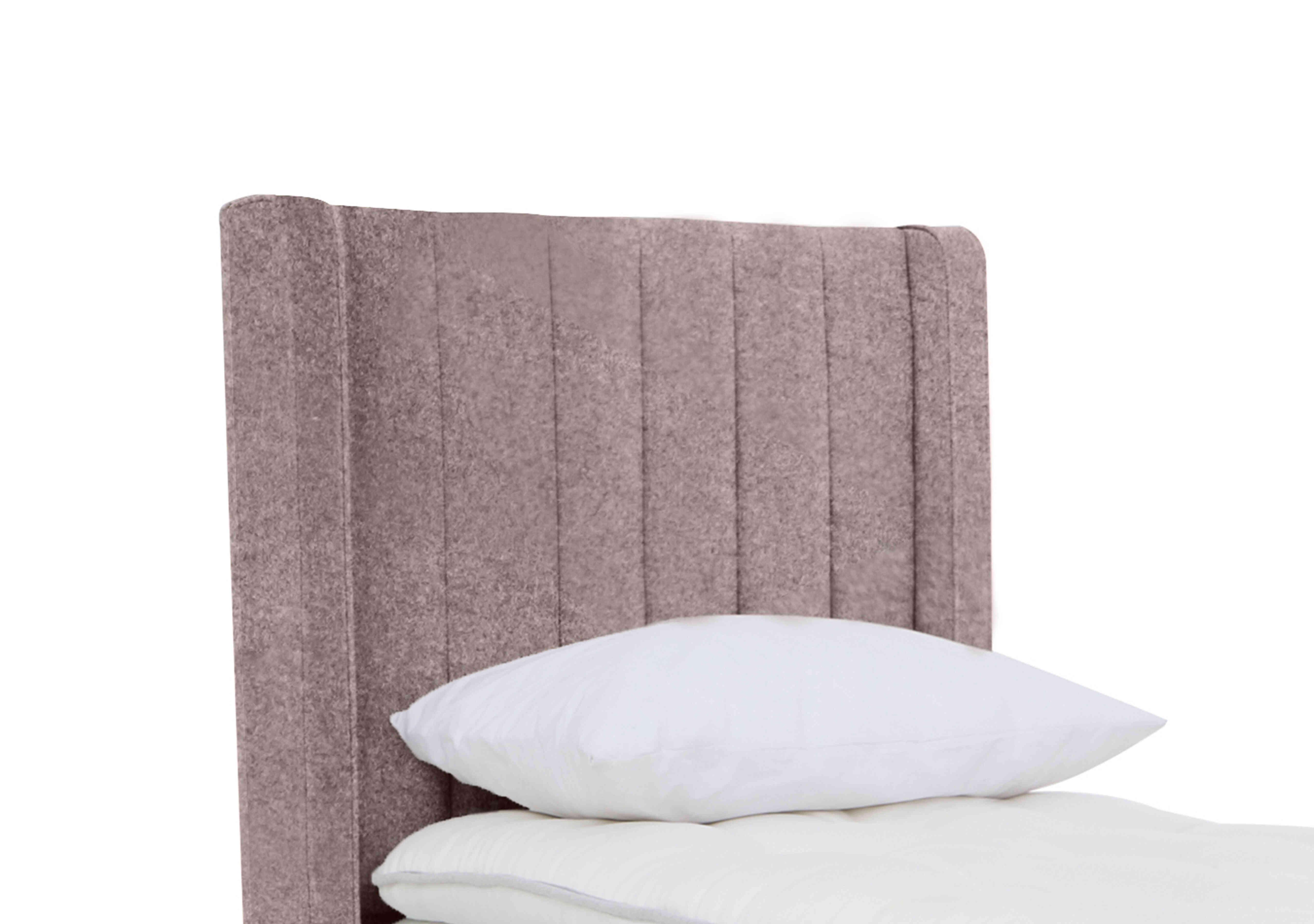 Willow Floor Standing Winged Headboard in Mole Camel on Furniture Village