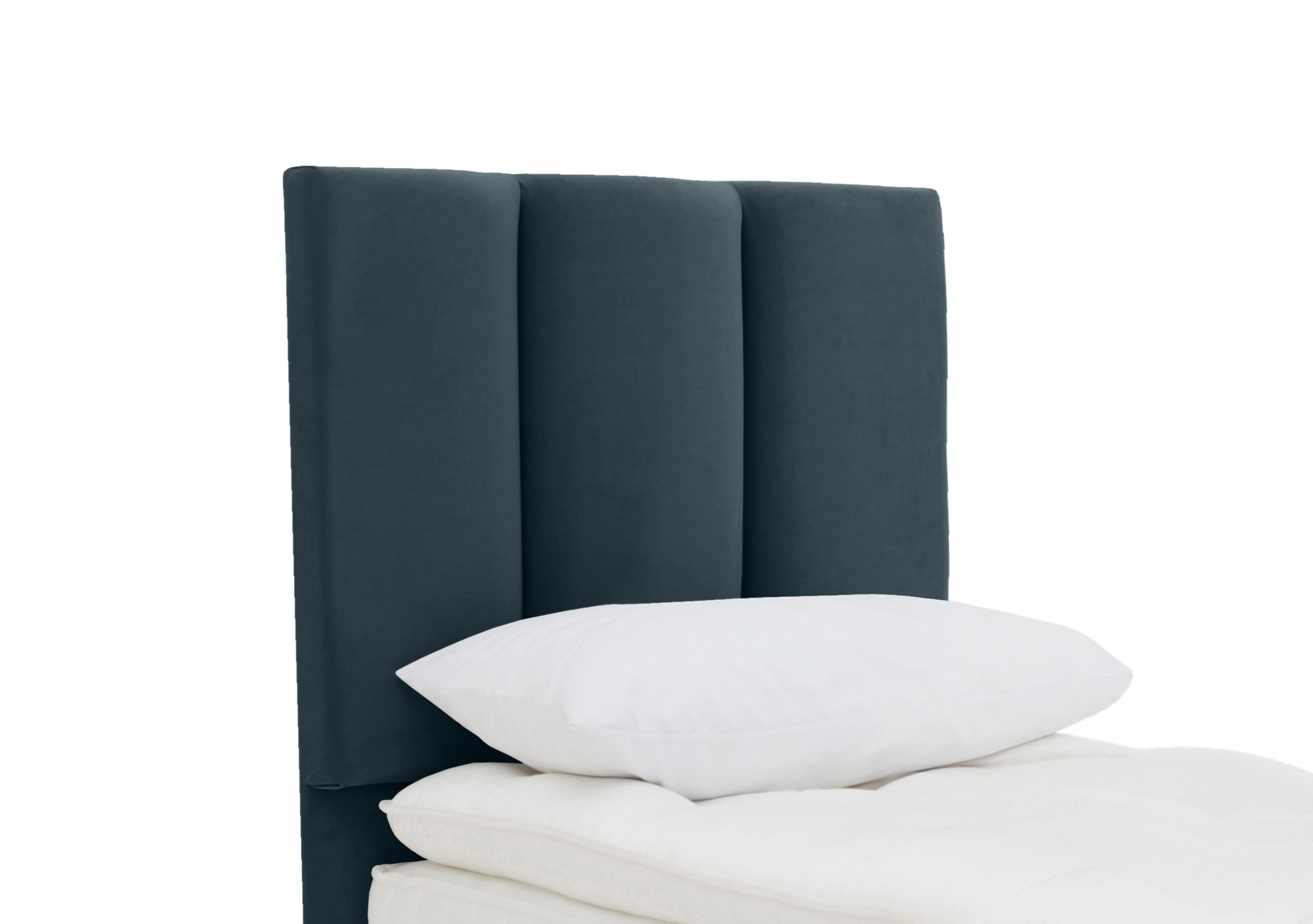 Cedar Floor Standing Headboard in Lovely Ocean on Furniture Village