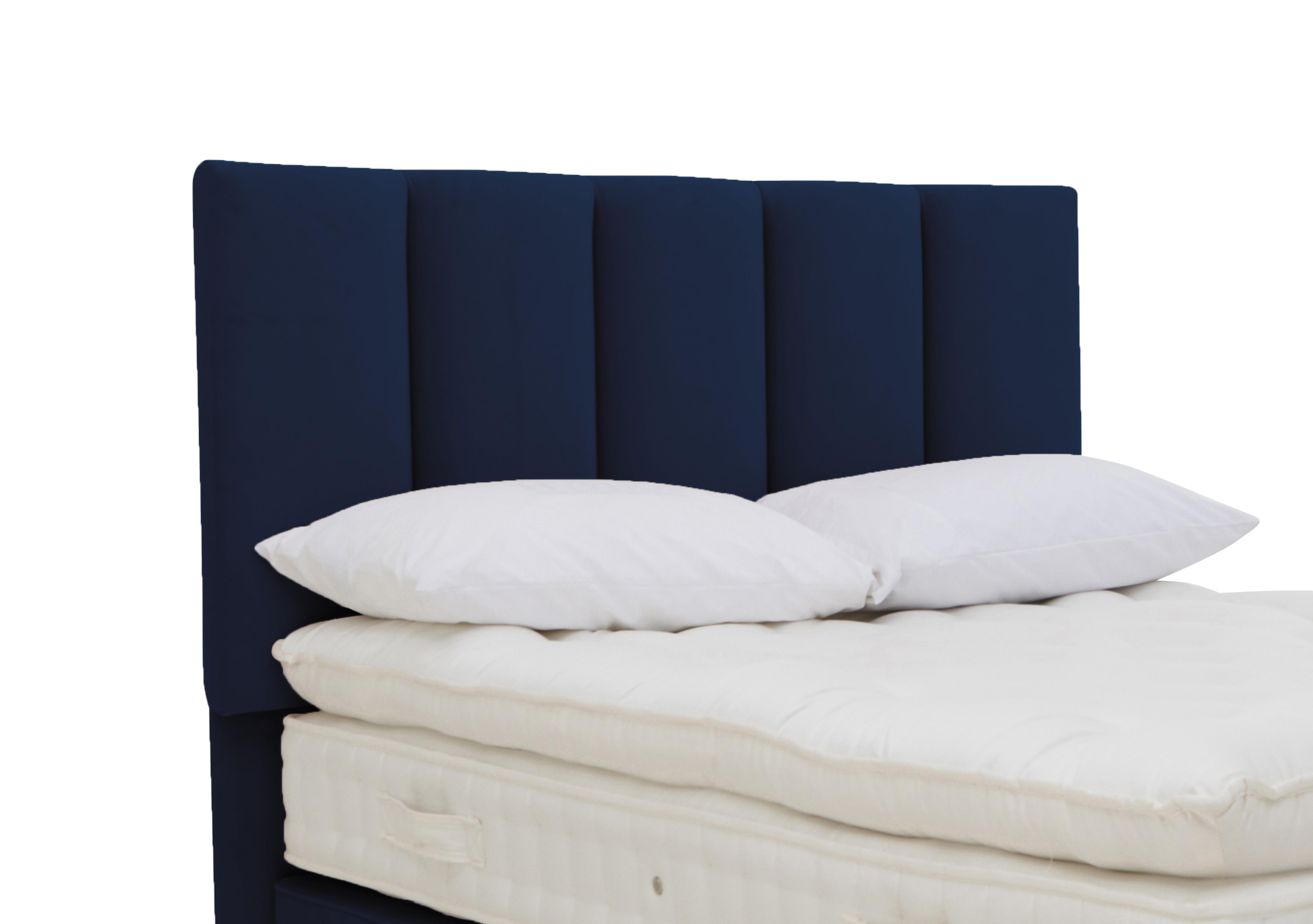 Cedar Floor Standing Headboard in Seven Navy on Furniture Village