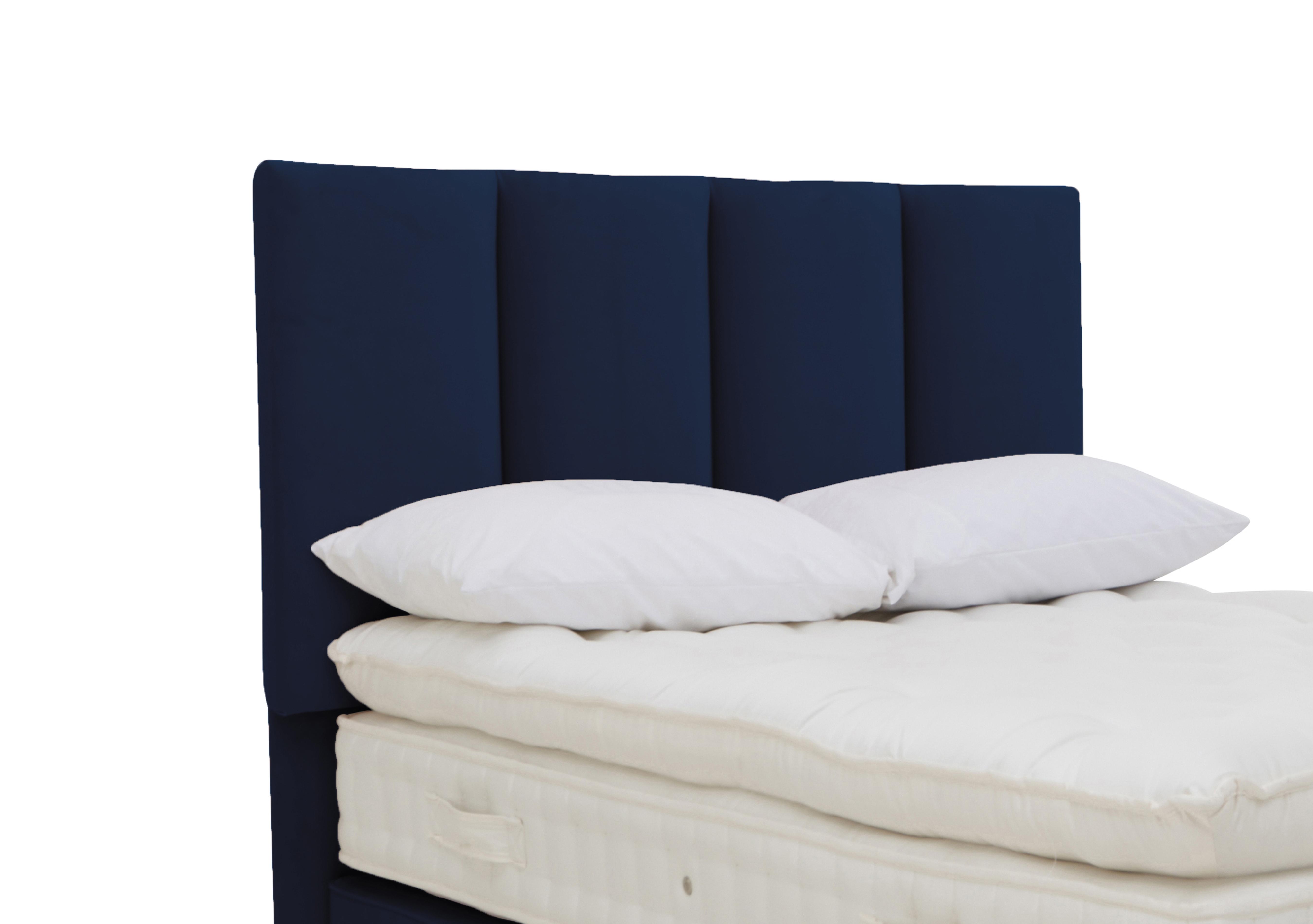 Cedar Floor Standing Headboard in Seven Navy on Furniture Village