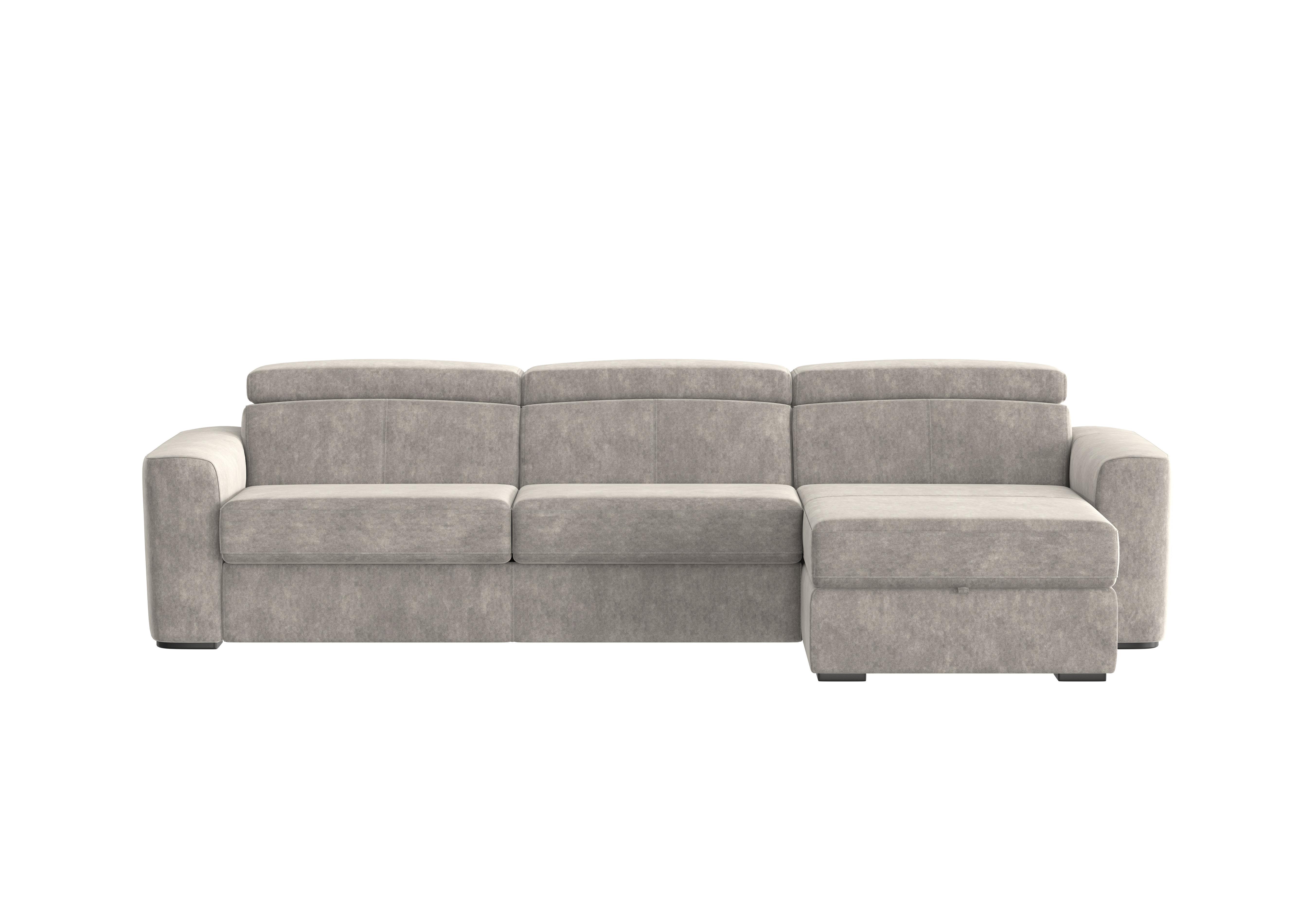 Infinity Fabric Corner Chaise Sofa Bed with Storage in Bfa-Bnn-R28 Fv3 Grey on Furniture Village
