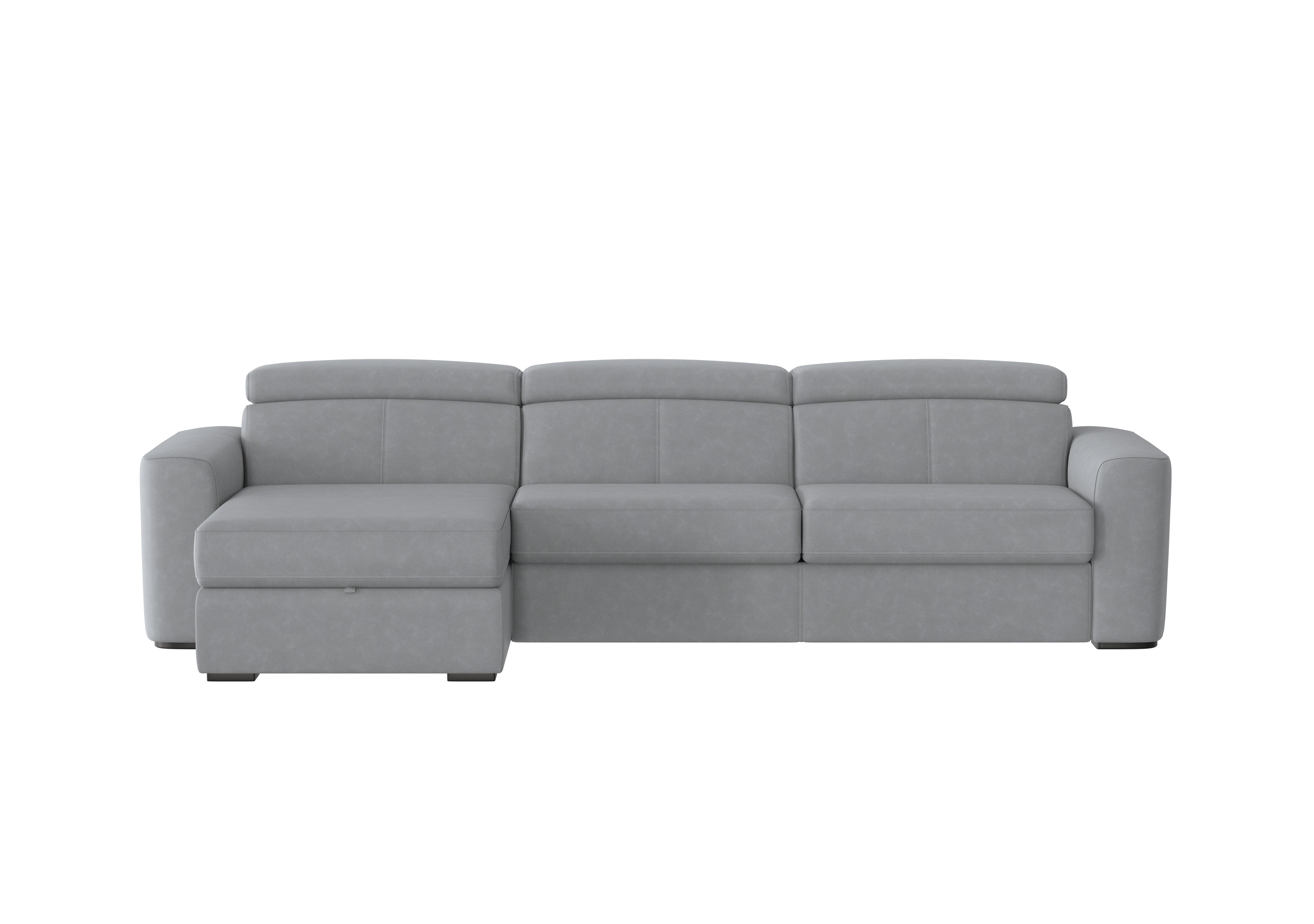 Infinity Fabric Corner Chaise Sofa Bed with Storage in Bfa-Ori-R07 Bluish Grey on Furniture Village