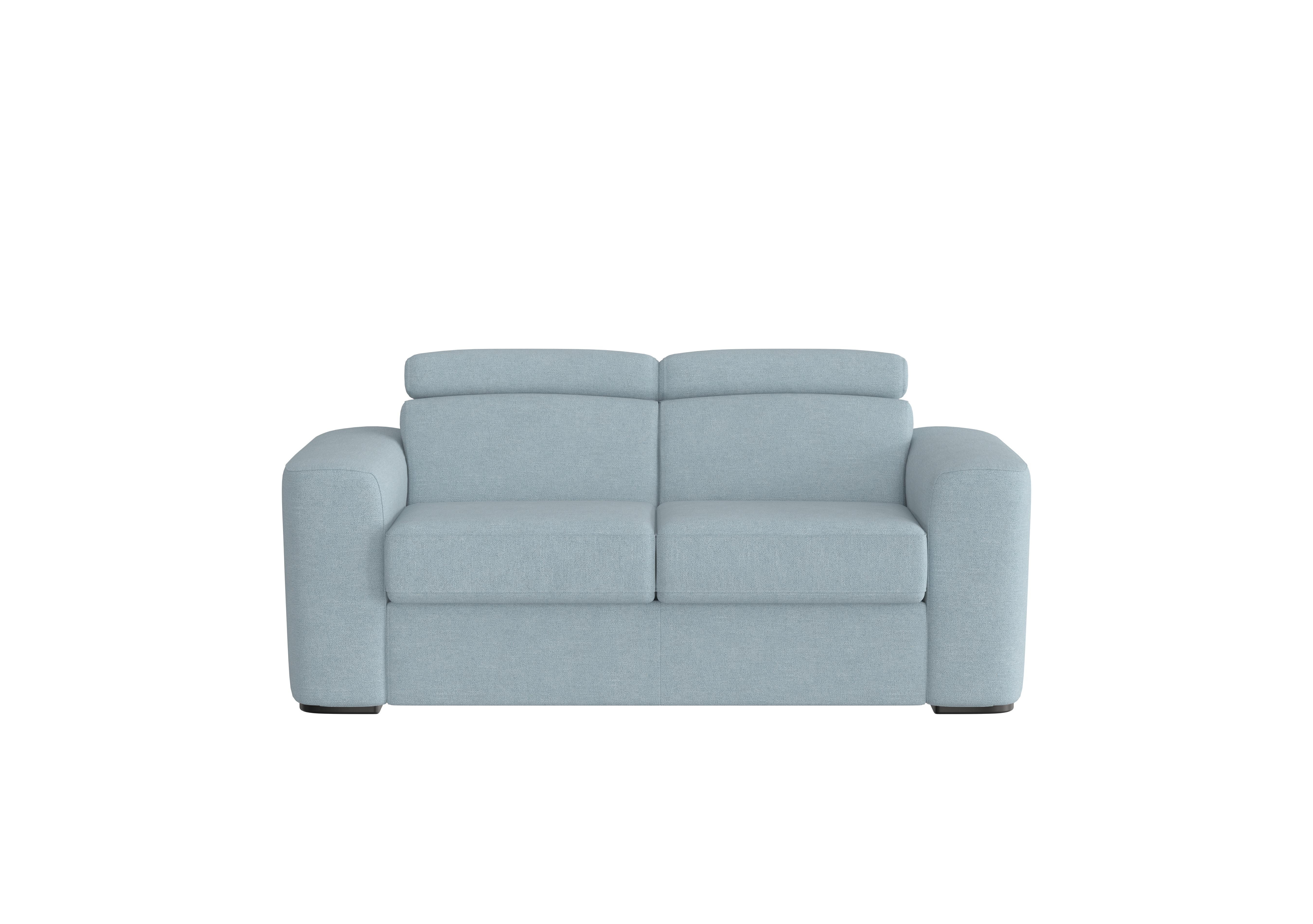 Infinity 2 Seater Fabric Sofa in Fab-Meo-R17 Baby Blue on Furniture Village