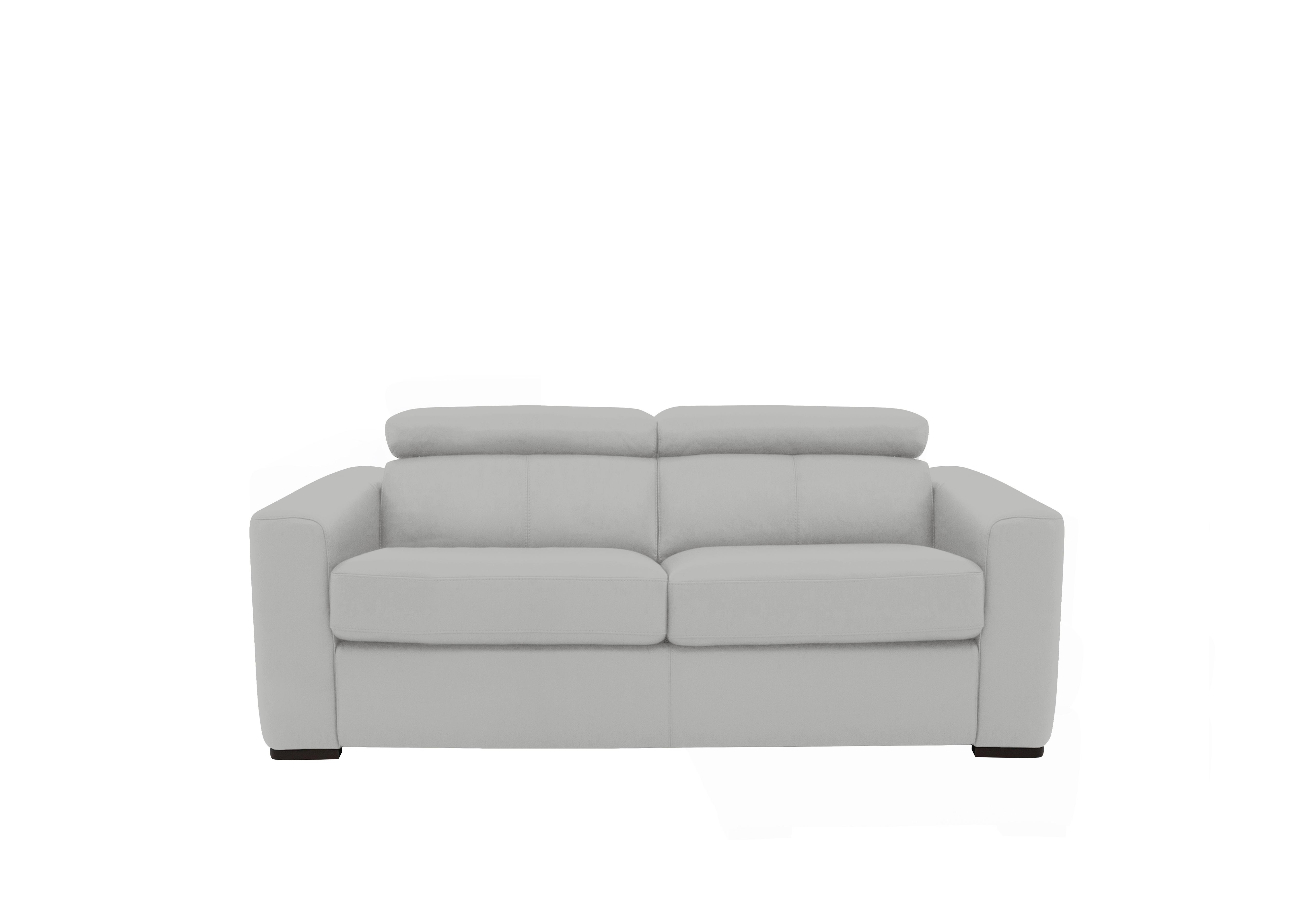 Infinity 2 Seater Leather Sofa in Nc-251e Grey on Furniture Village