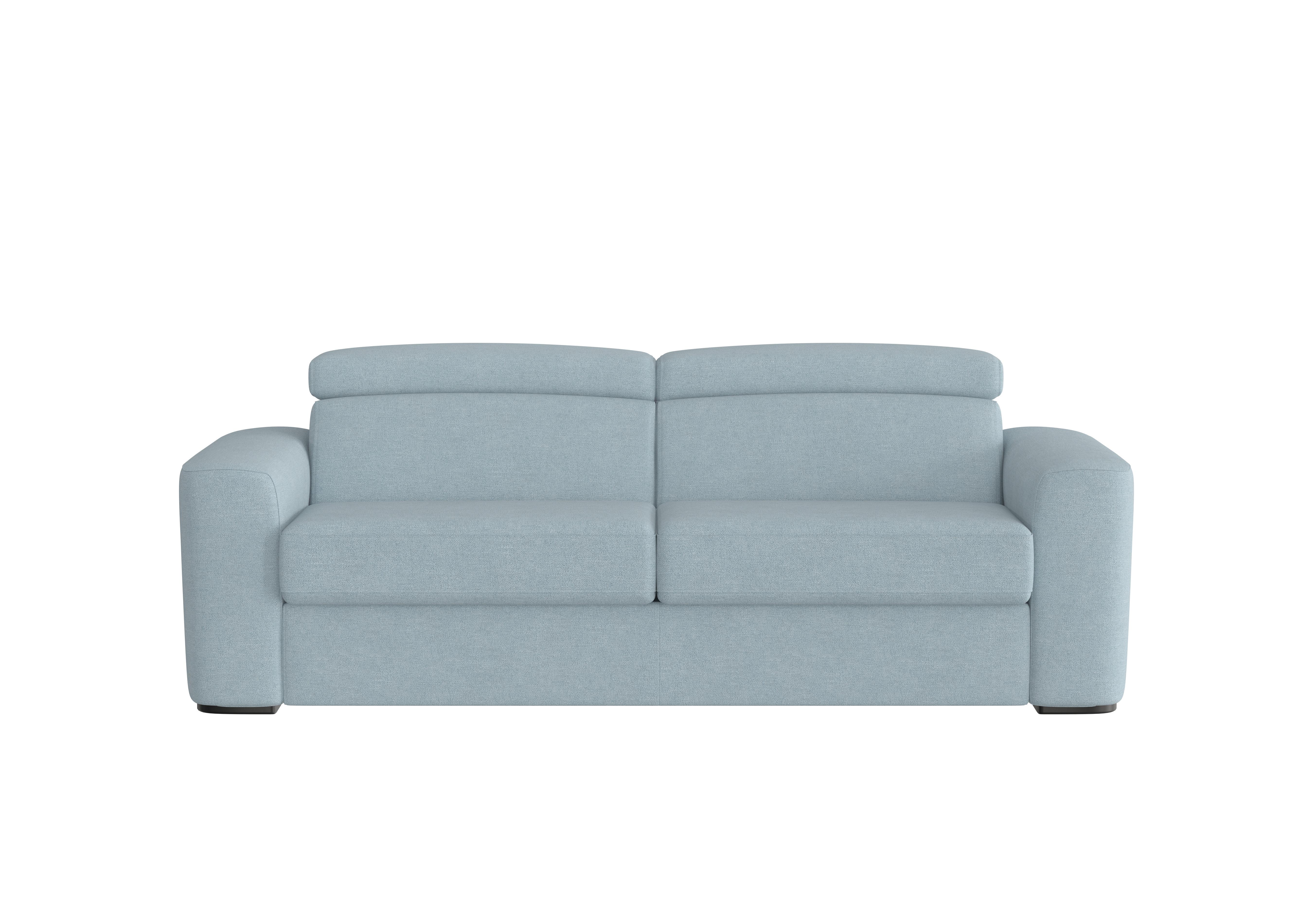 Infinity 3 Seater Fabric Sofa Bed in Fab-Meo-R17 Baby Blue on Furniture Village