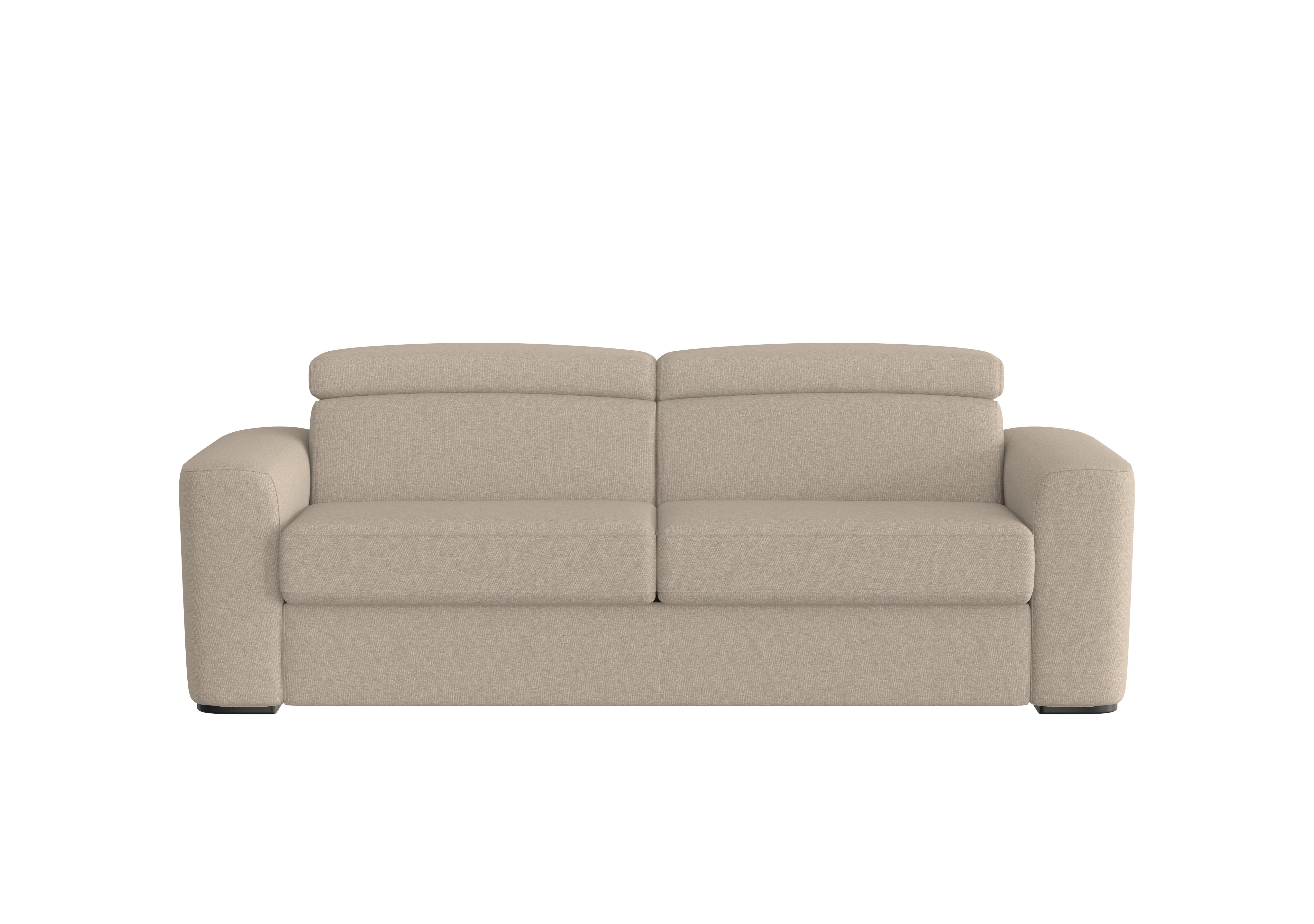 Infinity 3 Seater Fabric Sofa Bed in Fab-Ska-R28 Beige on Furniture Village