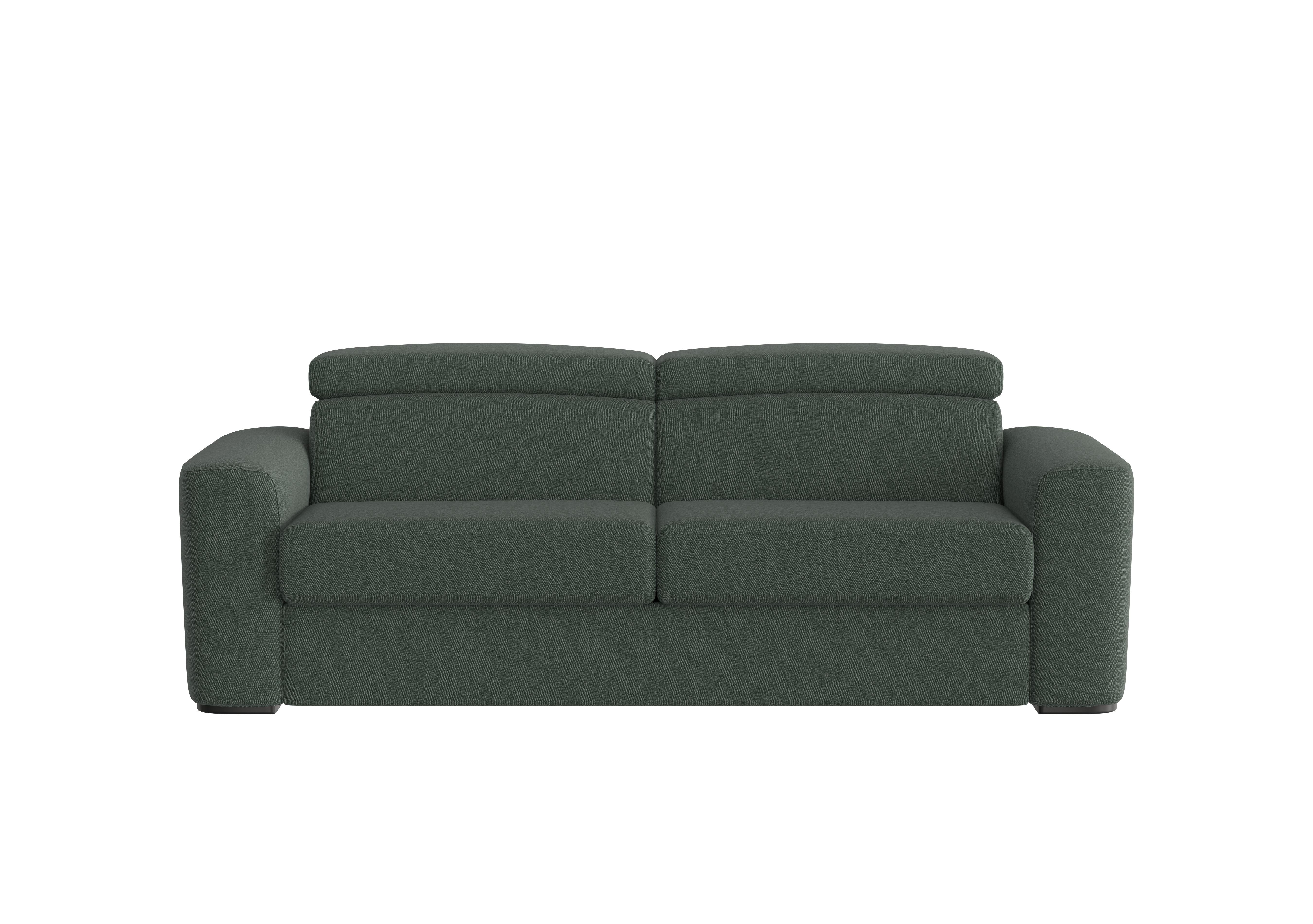Infinity 3 Seater Fabric Sofa Bed in Fab-Ska-R48 Moss Green on Furniture Village