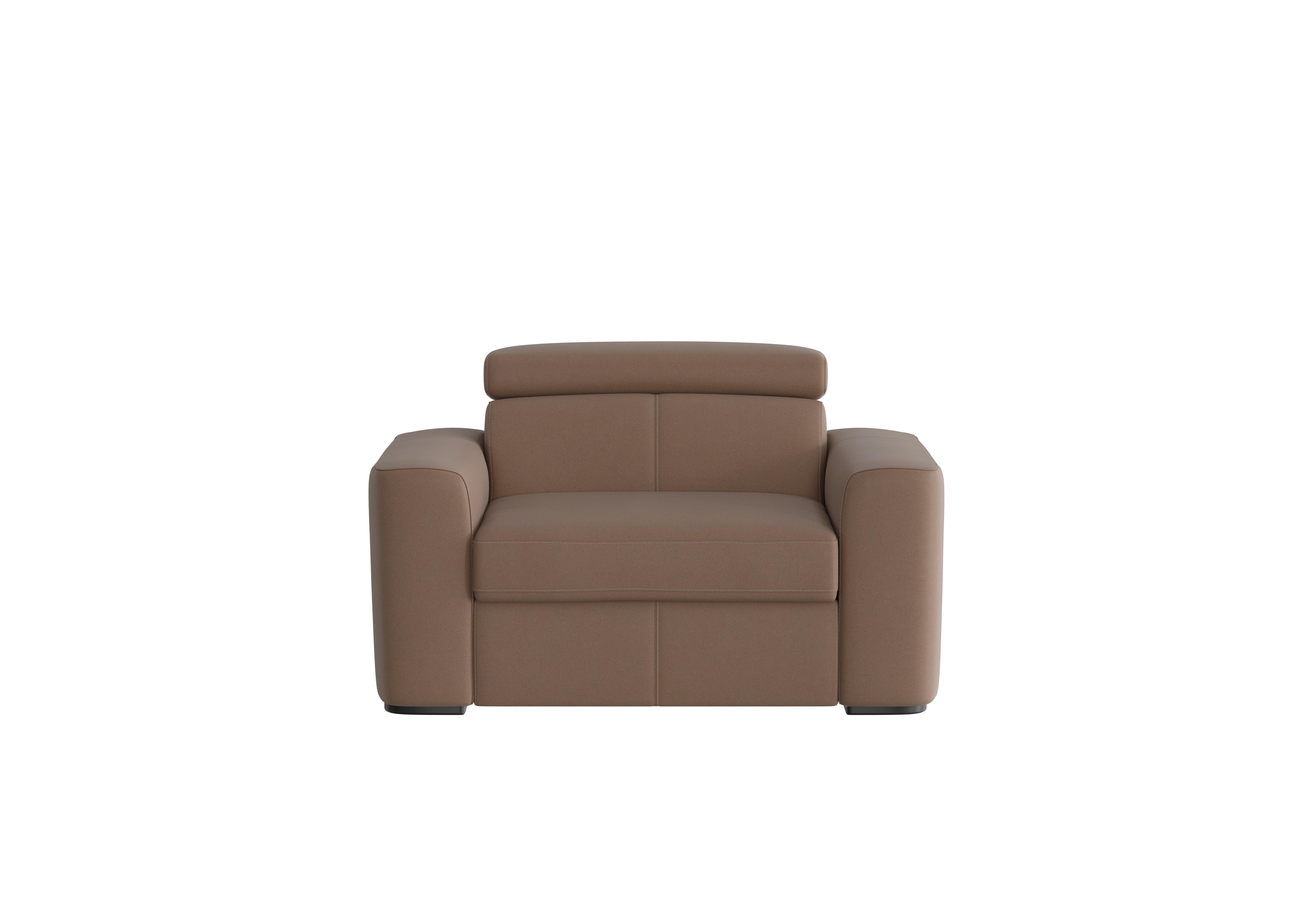 Infinity Fabric Chair Sofa Bed in Bfa-Blj-R04 Tobacco on Furniture Village