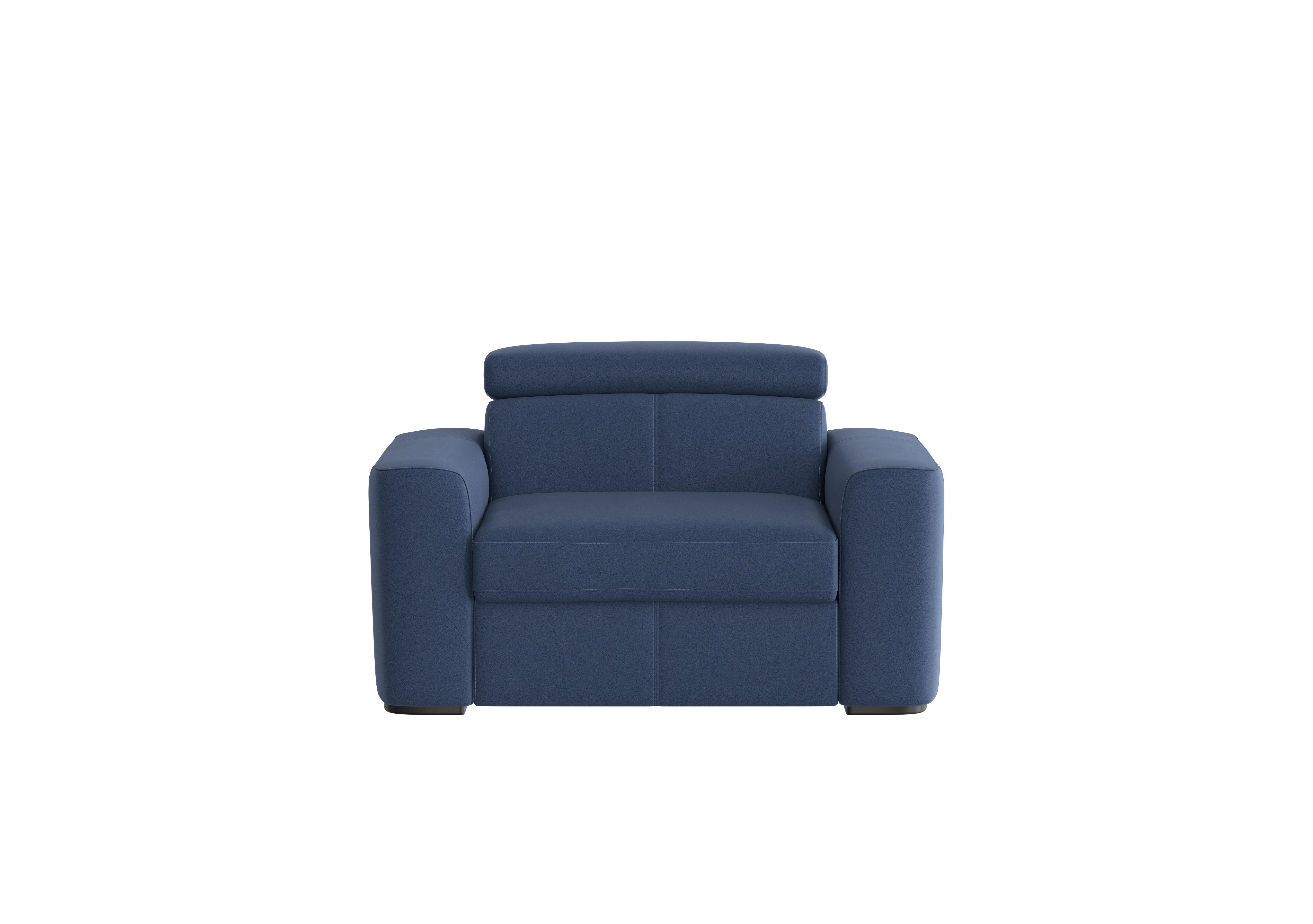 Infinity Fabric Chair Sofa Bed in Bfa-Blj-R10 Blue on Furniture Village