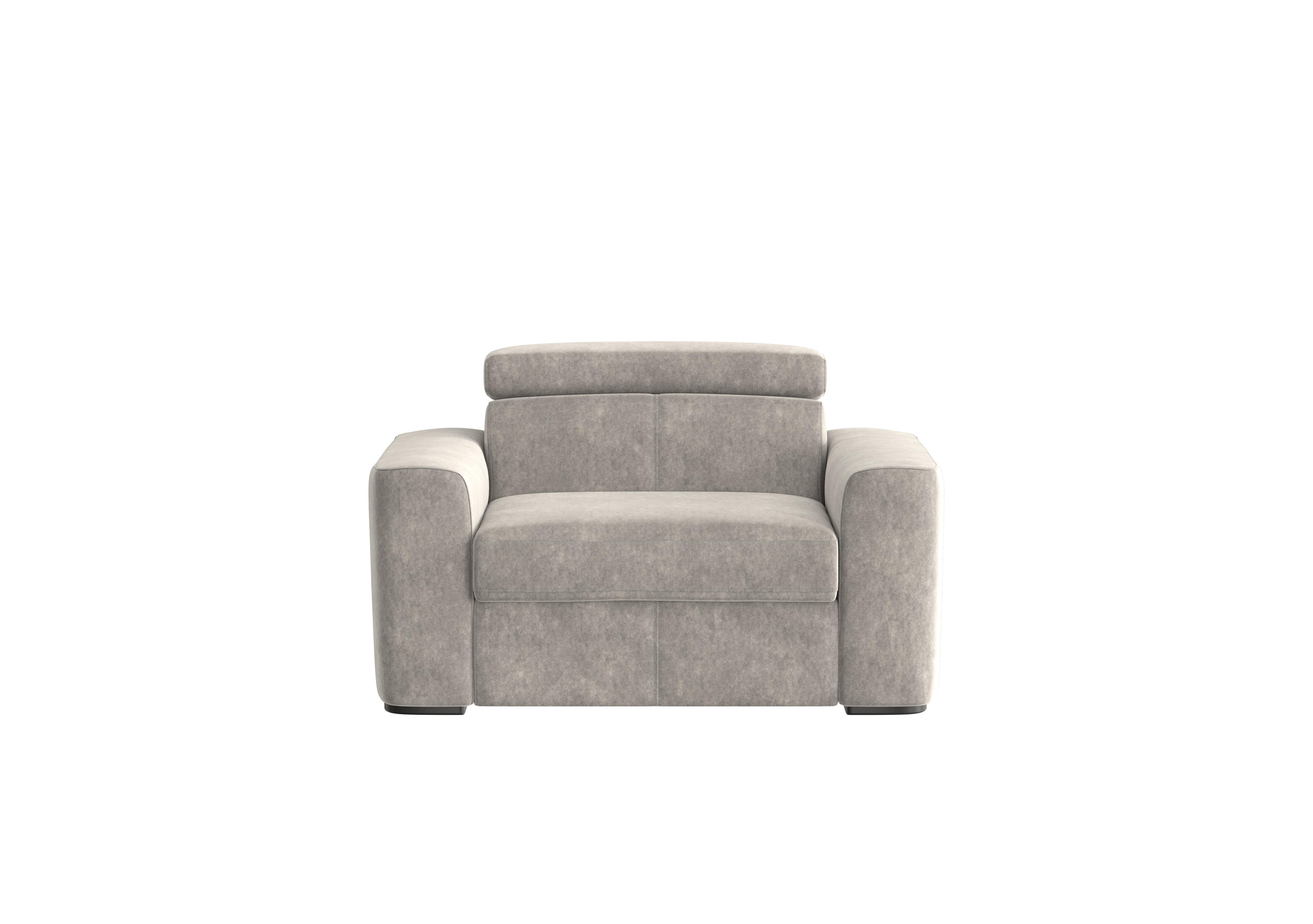Infinity Fabric Chair Sofa Bed in Bfa-Bnn-R28 Fv3 Grey on Furniture Village