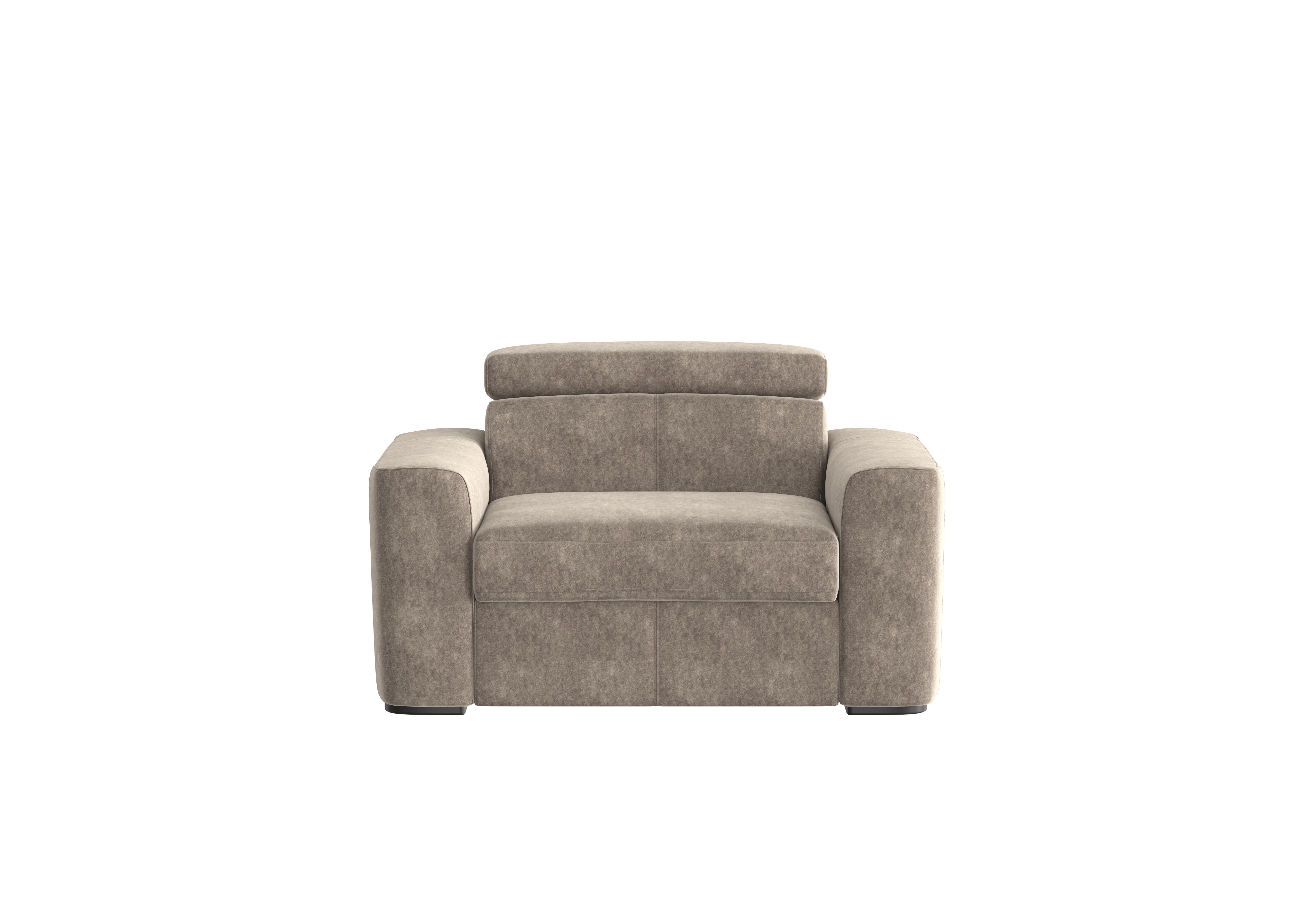 Infinity Fabric Chair Sofa Bed in Bfa-Bnn-R29 Fv1 Mink on Furniture Village