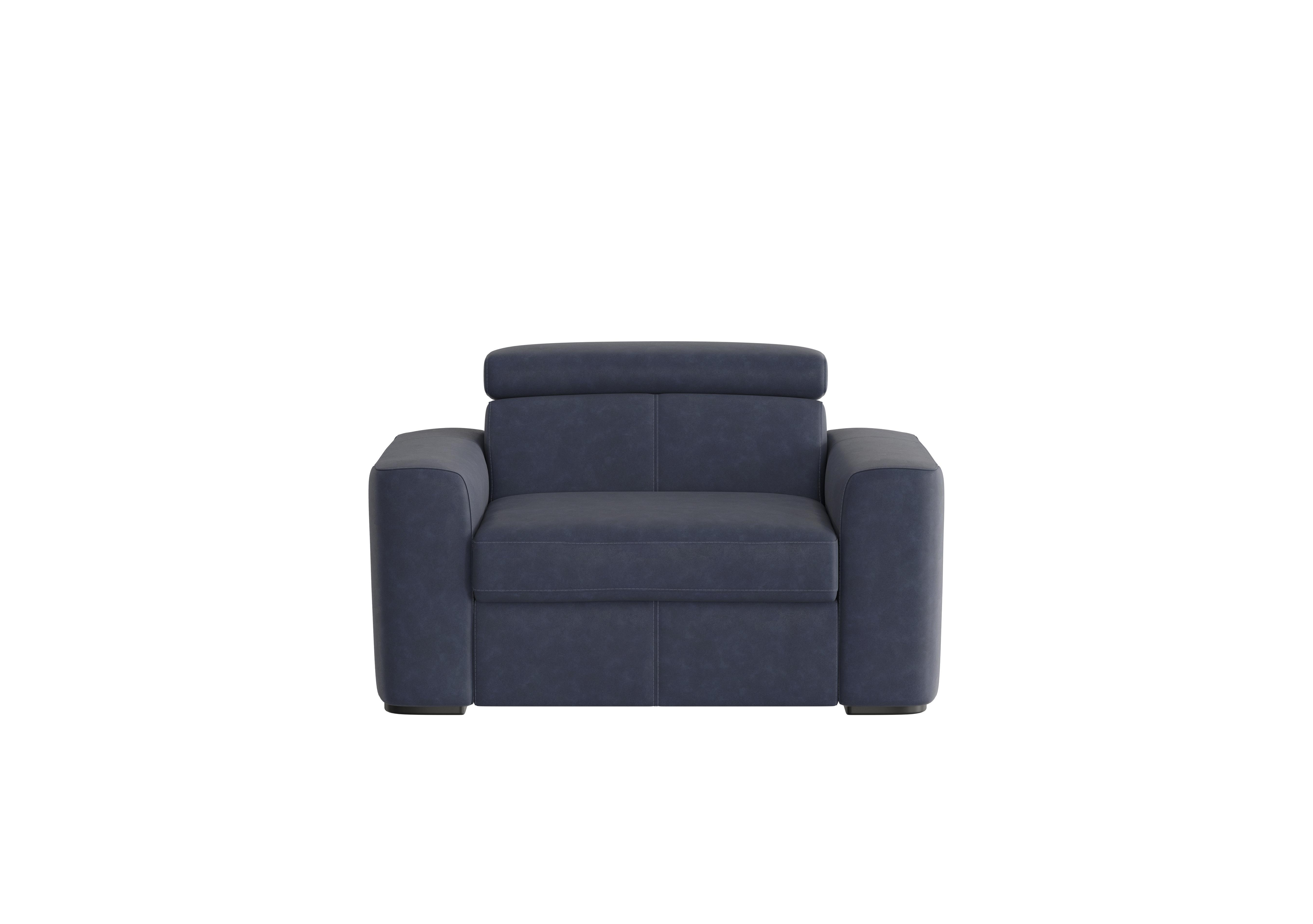 Infinity Fabric Chair Sofa Bed in Bfa-Ori-R23 Blue on Furniture Village