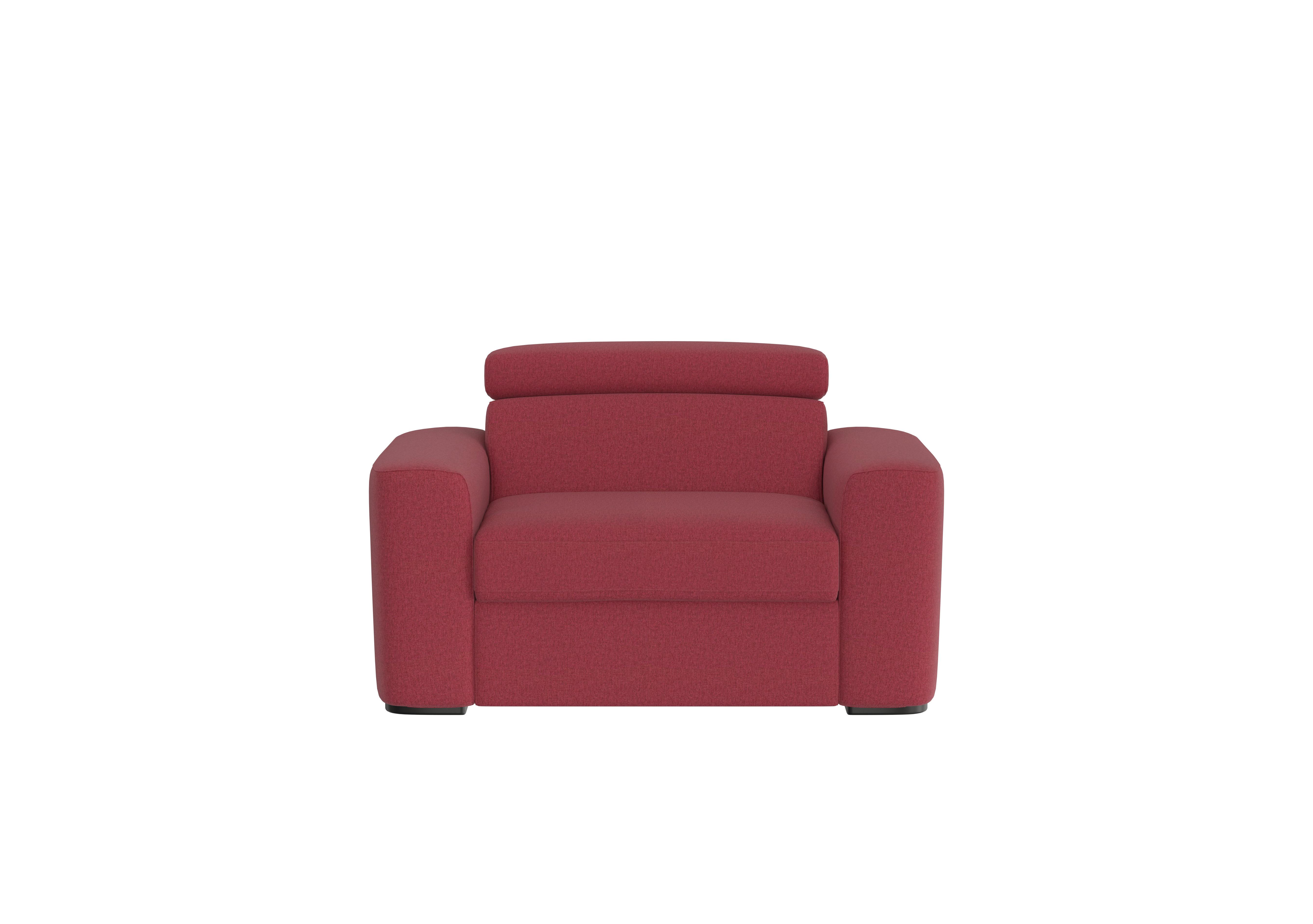 Infinity Fabric Chair Sofa Bed in Fab-Blt-R29 Red on Furniture Village