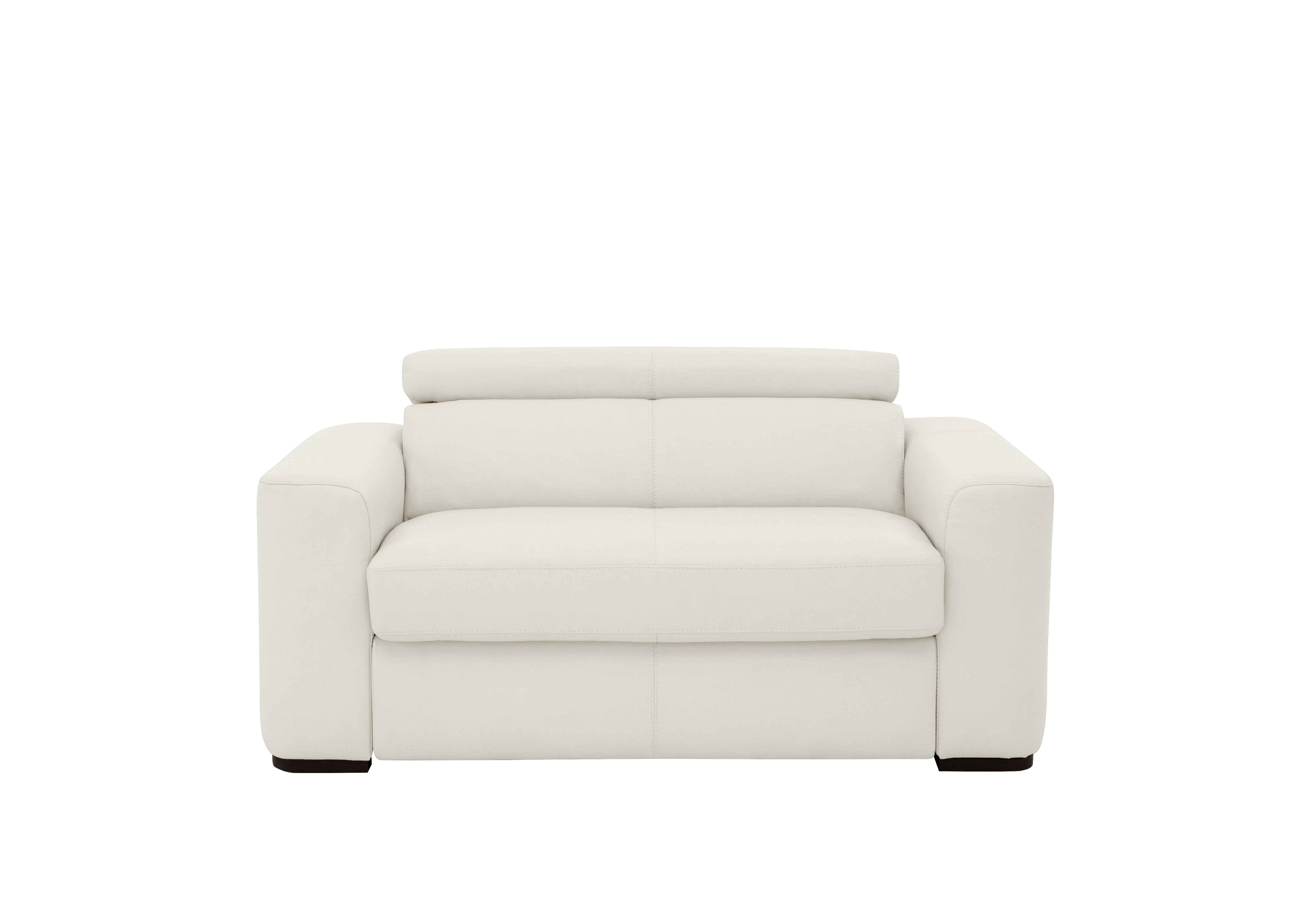 Infinity Leather Chair Sofabed in Bv-156e Frost on Furniture Village