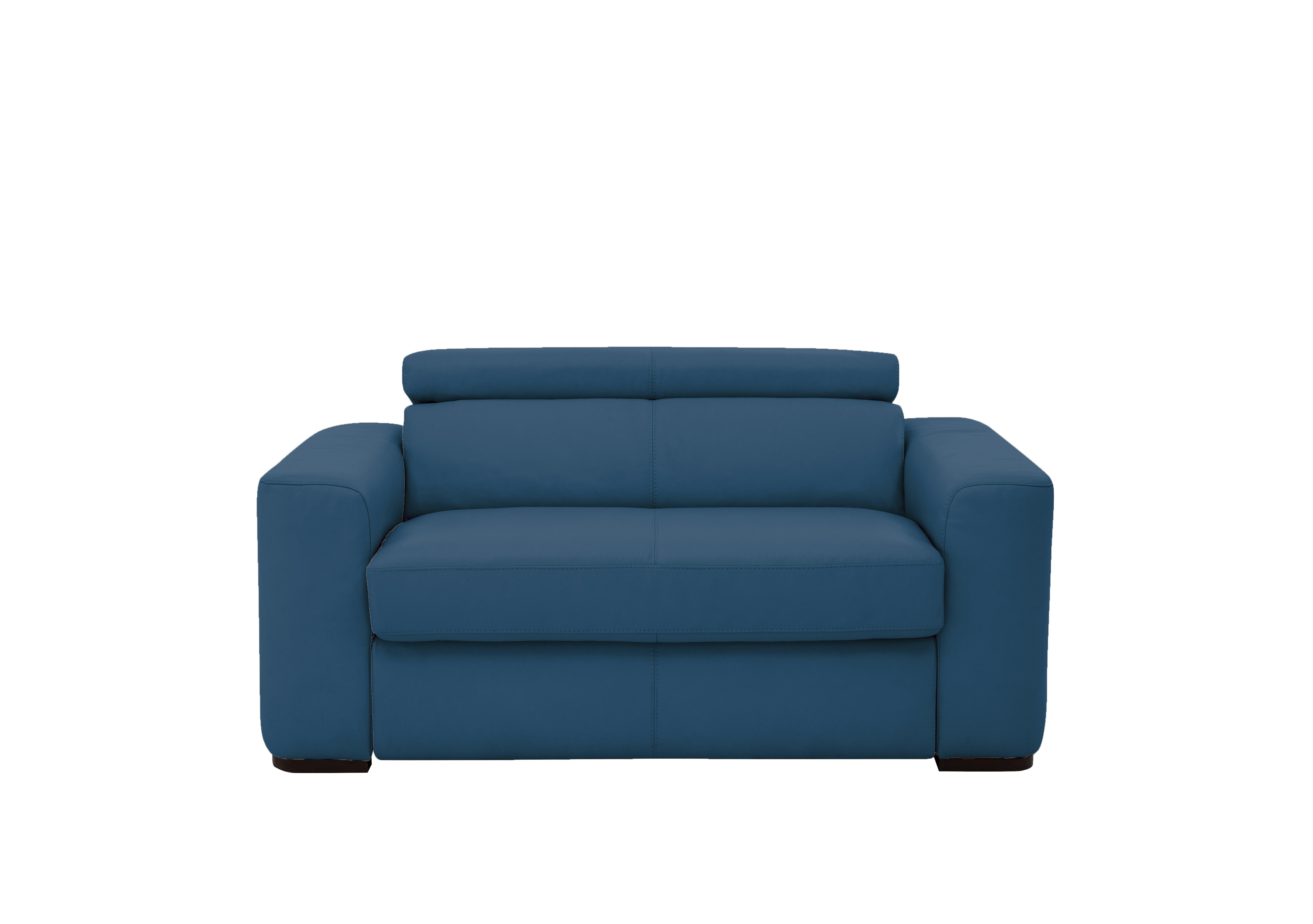 Infinity Leather Chair Sofabed in Nc-284e Carribean Sea on Furniture Village