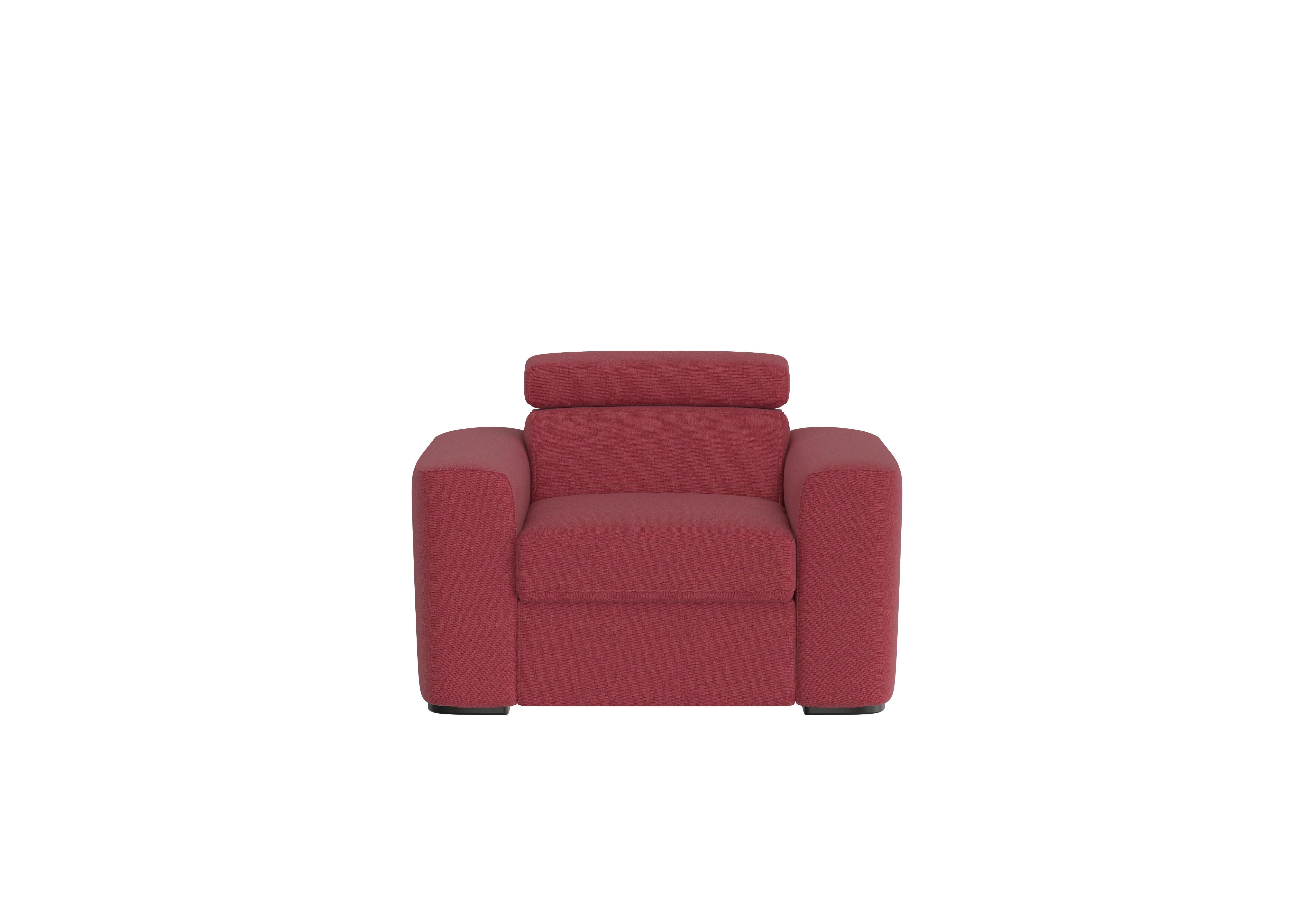 Infinity Fabric Armchair in Fab-Blt-R29 Red on Furniture Village