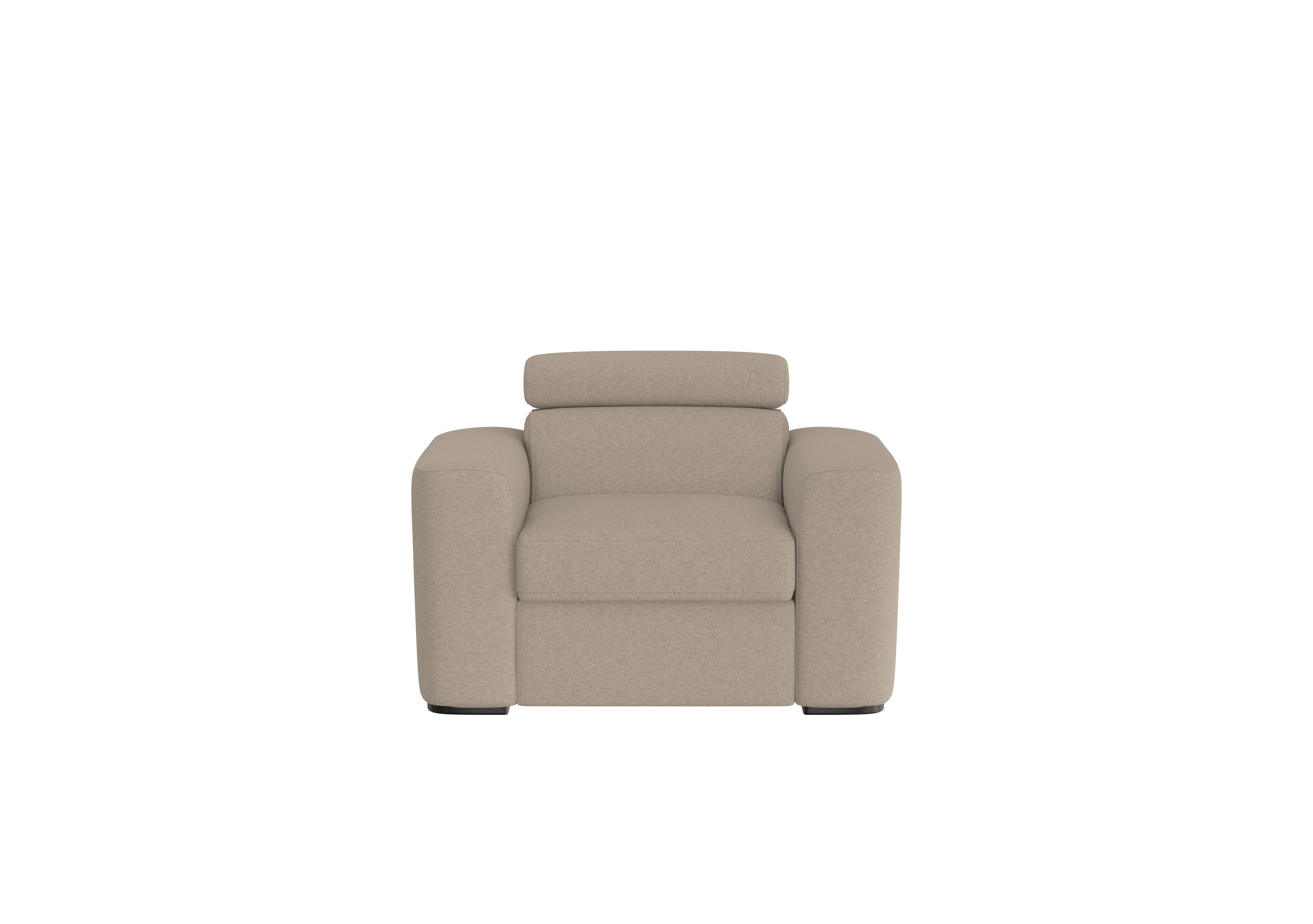 Infinity Fabric Armchair in Fab-Ska-R28 Beige on Furniture Village