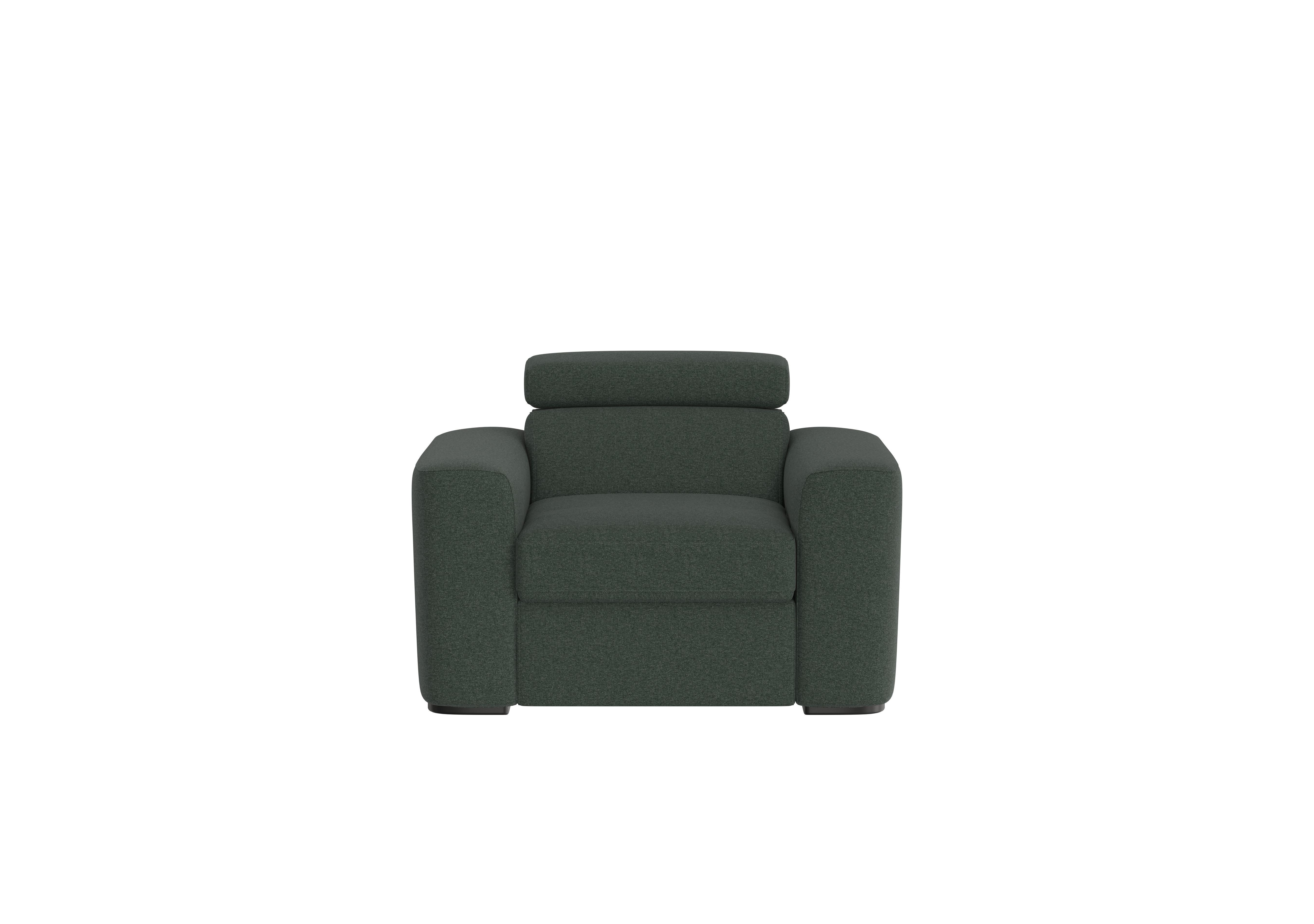 Infinity Fabric Armchair in Fab-Ska-R48 Moss Green on Furniture Village