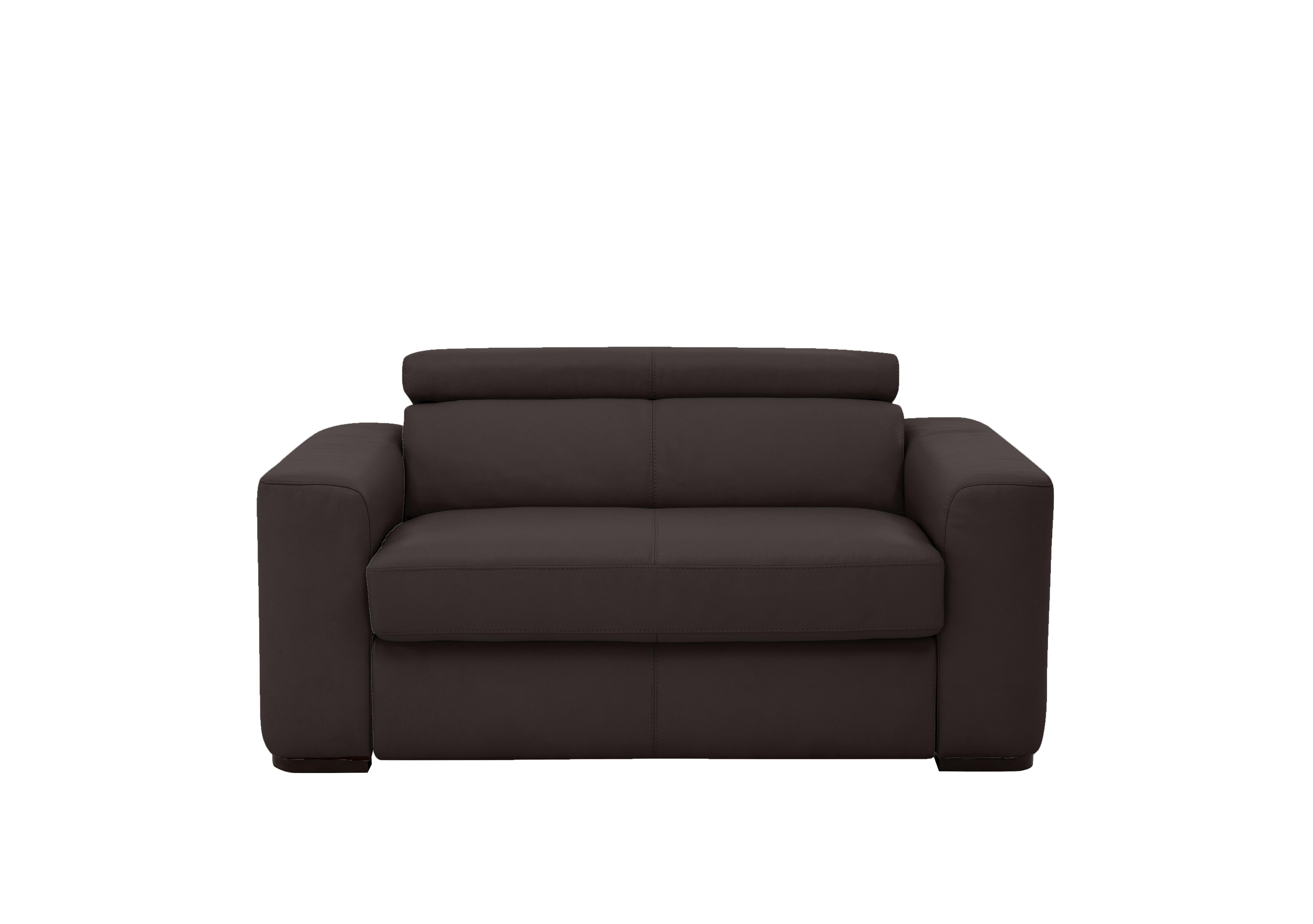 Infinity Large Leather Armchair in Nc-037c Walnut on Furniture Village