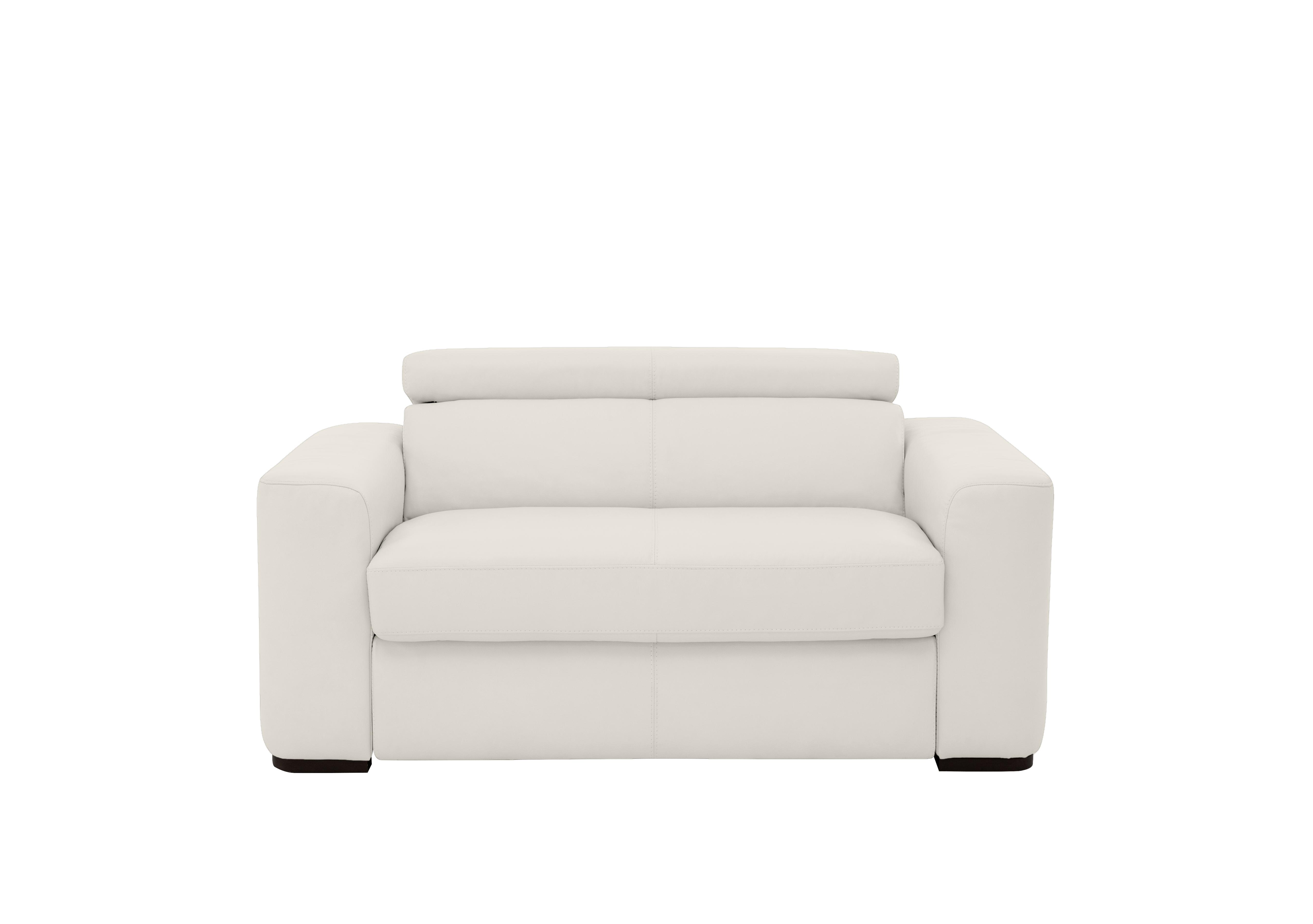 Infinity Large Leather Armchair in Nc-744d Star White on Furniture Village