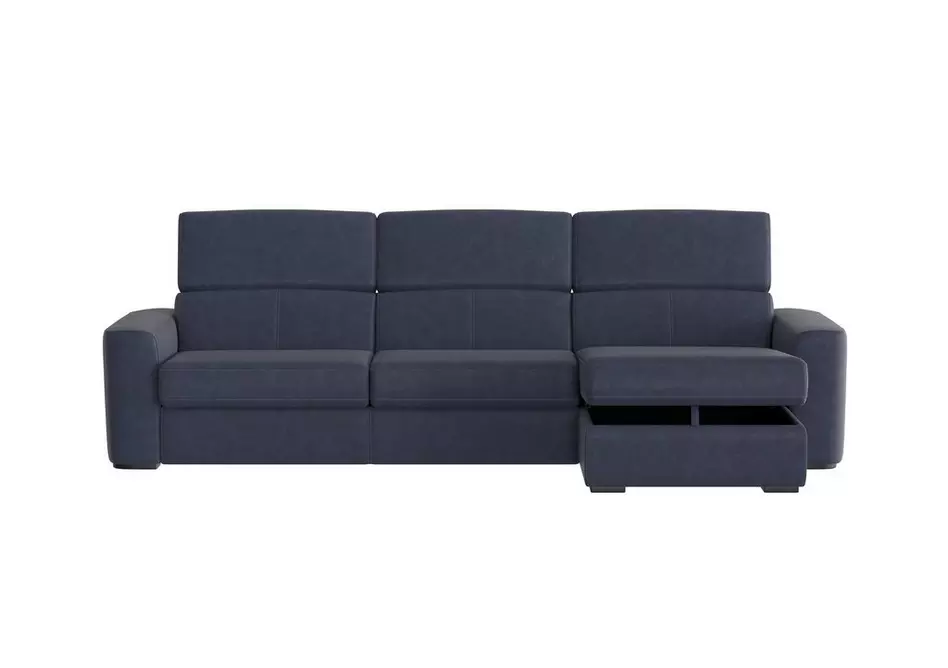Infinity Fabric Corner Chaise Sofa with Storage