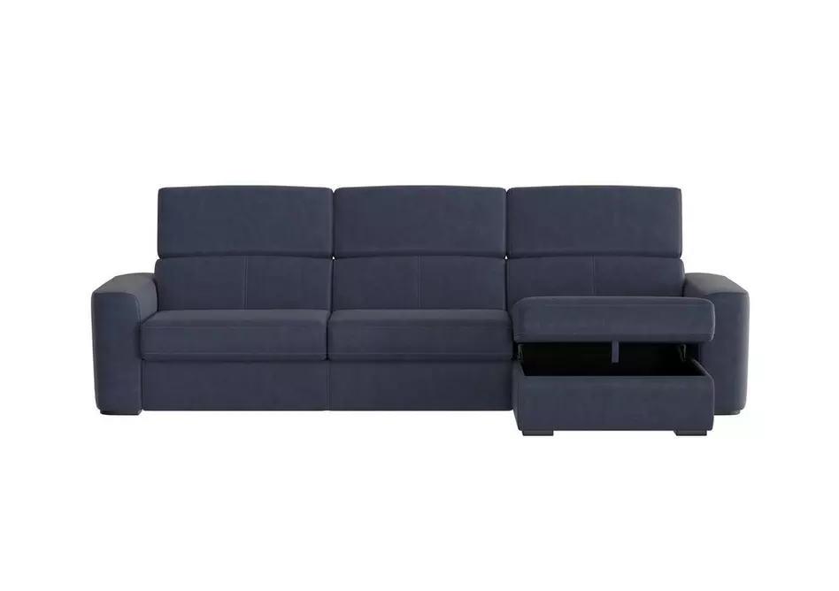 Infinity Fabric Corner Chaise Sofa with Storage