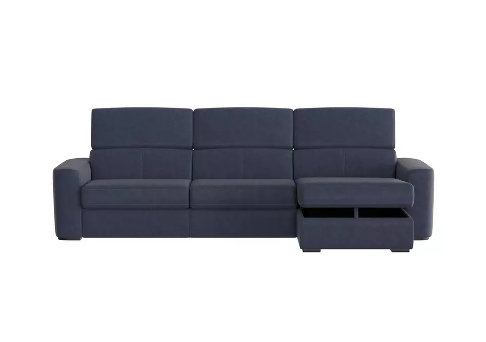 Infinity Fabric Corner Chaise Sofa with Storage