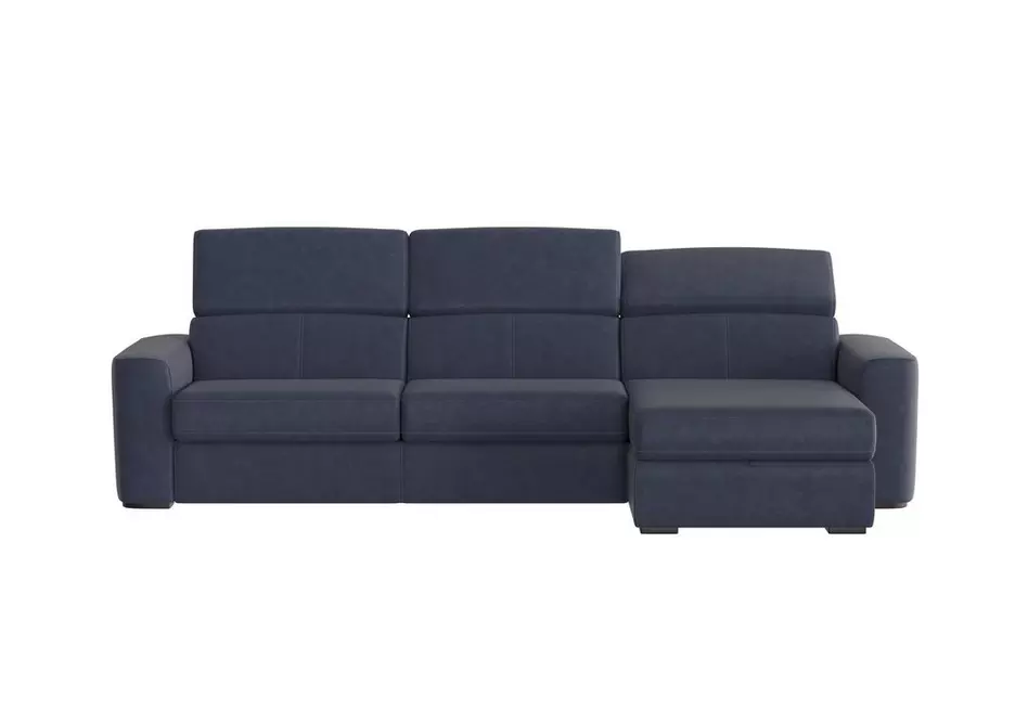 Infinity Fabric Corner Chaise Sofa with Storage
