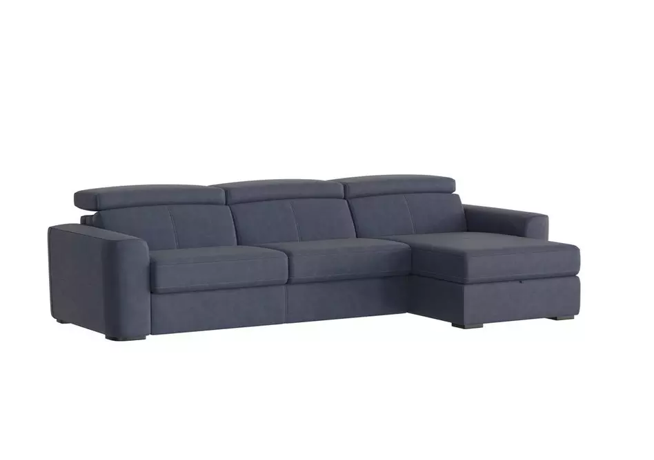 Infinity Fabric Corner Chaise Sofa with Storage