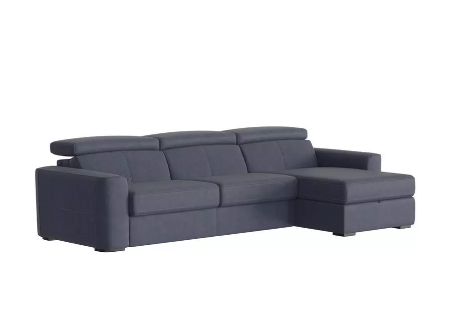 Infinity Fabric Corner Chaise Sofa with Storage