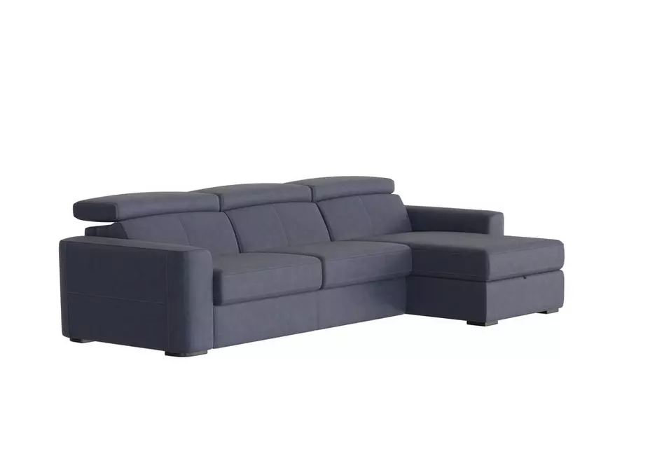 Infinity Fabric Corner Chaise Sofa with Storage