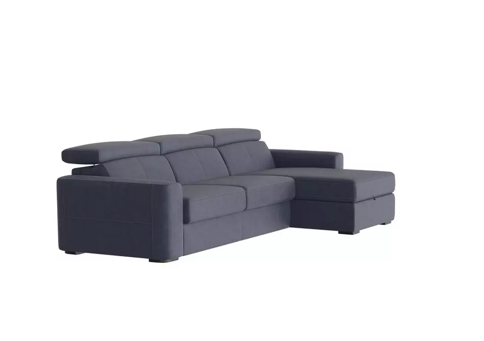Infinity Fabric Corner Chaise Sofa with Storage