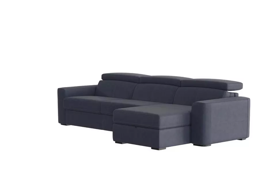Infinity Fabric Corner Chaise Sofa with Storage