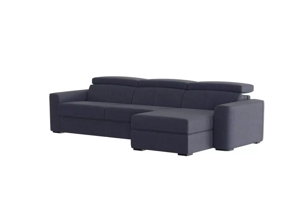 Infinity Fabric Corner Chaise Sofa with Storage