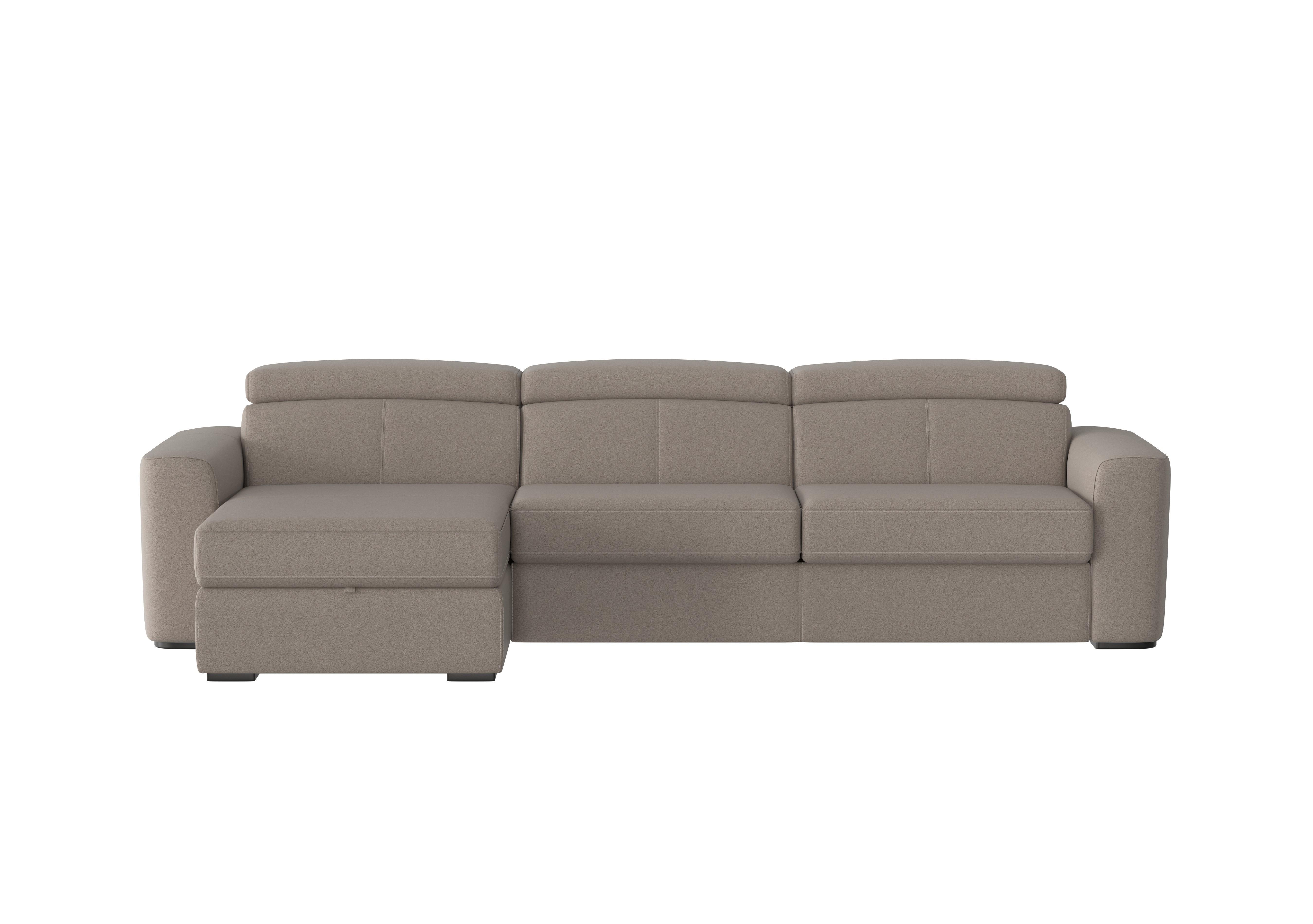Infinity Fabric Corner Chaise Sofa with Storage in Bfa-Blj-R946 Silver on Furniture Village