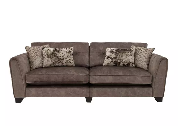 Ariana 4 Seater Fabric Classic Back Split Frame Sofa