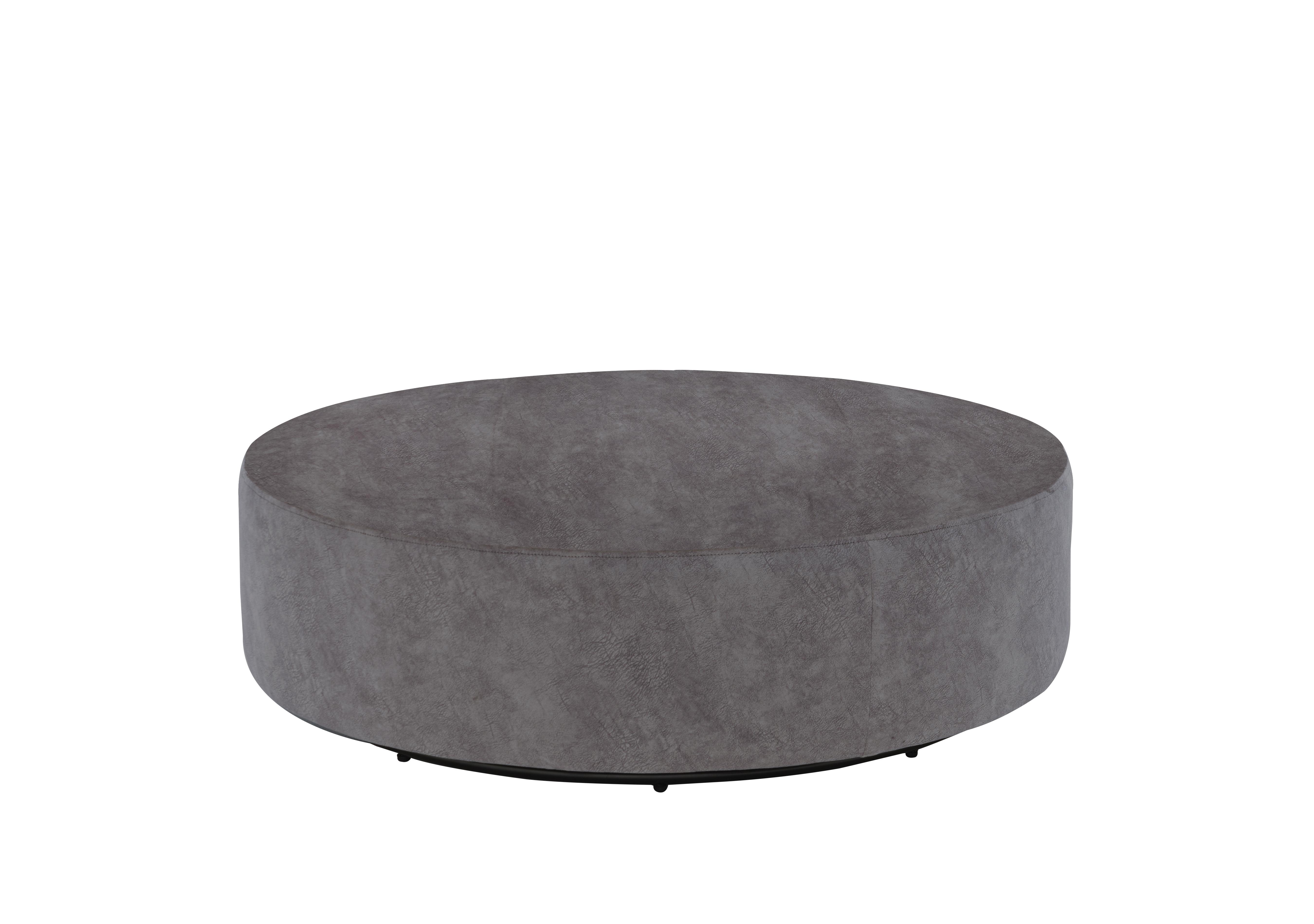 Ariana Fabric Twister Footstool in Dapple Moleskin on Furniture Village