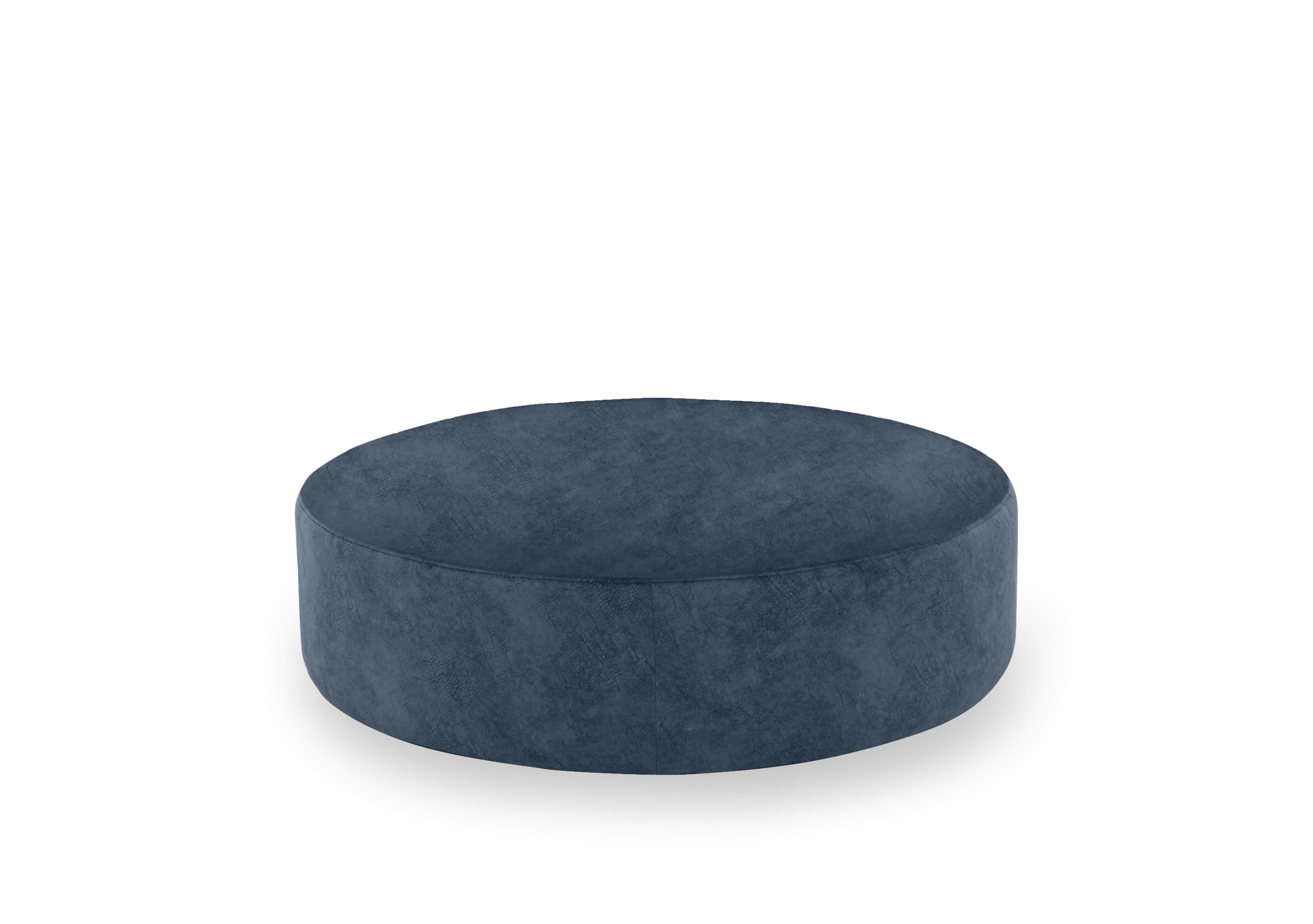 Ariana Fabric Twister Footstool in Ocean on Furniture Village