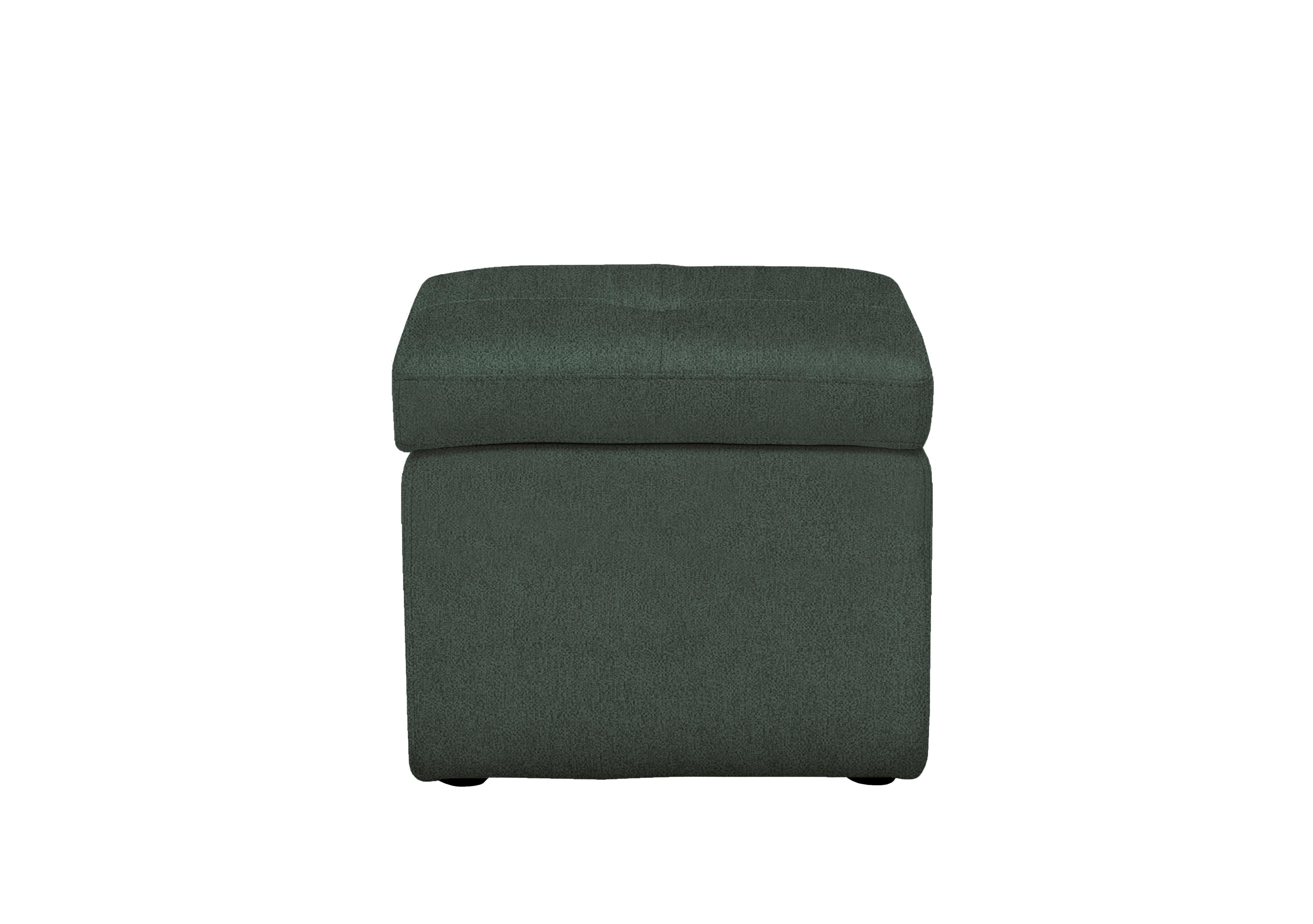 Easy Tray Fabric Storage Footstool in Fab-Ska-R48 Moss Green on Furniture Village