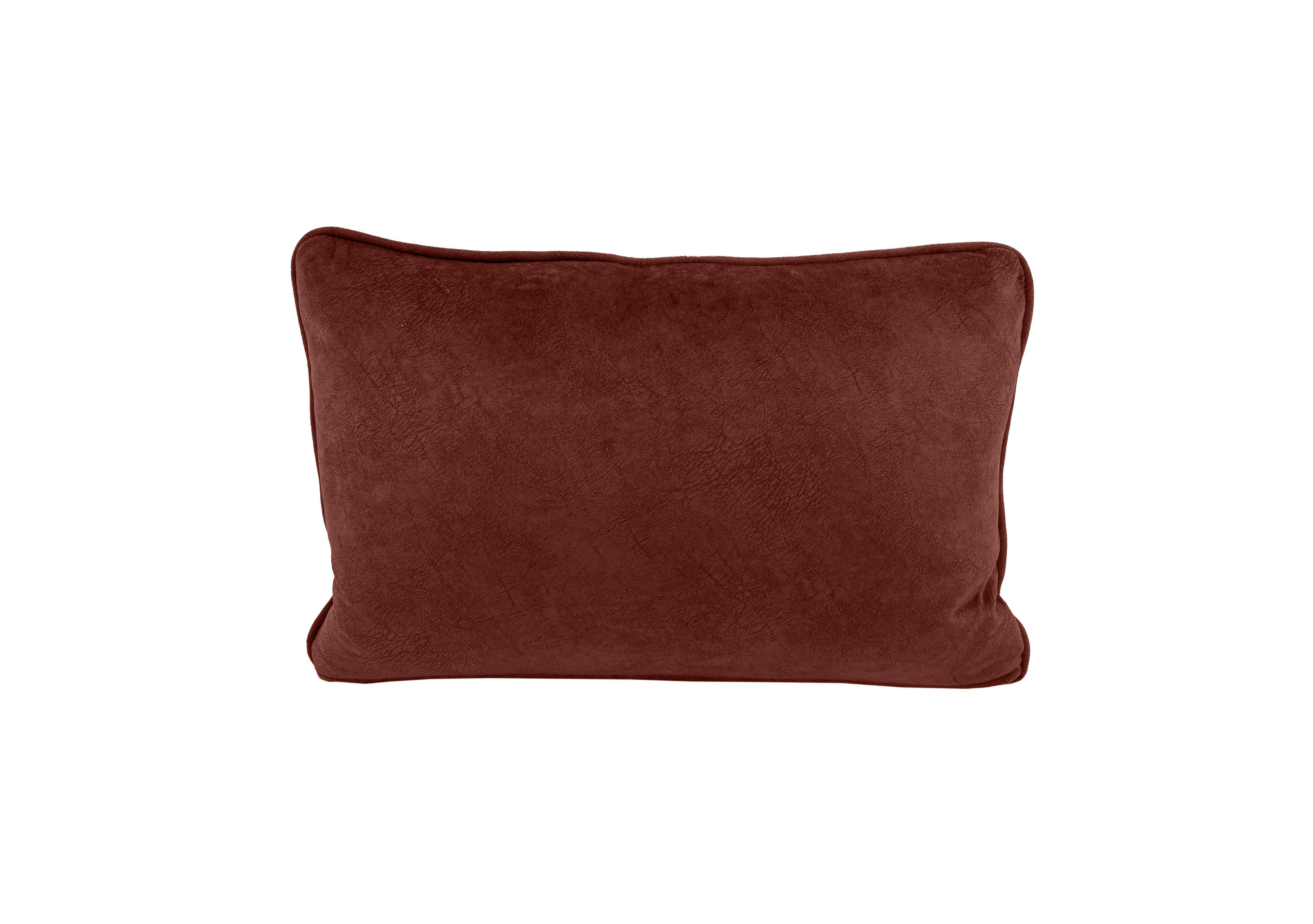 Ariana Bolster Cushion in Dapple Oxblood on Furniture Village