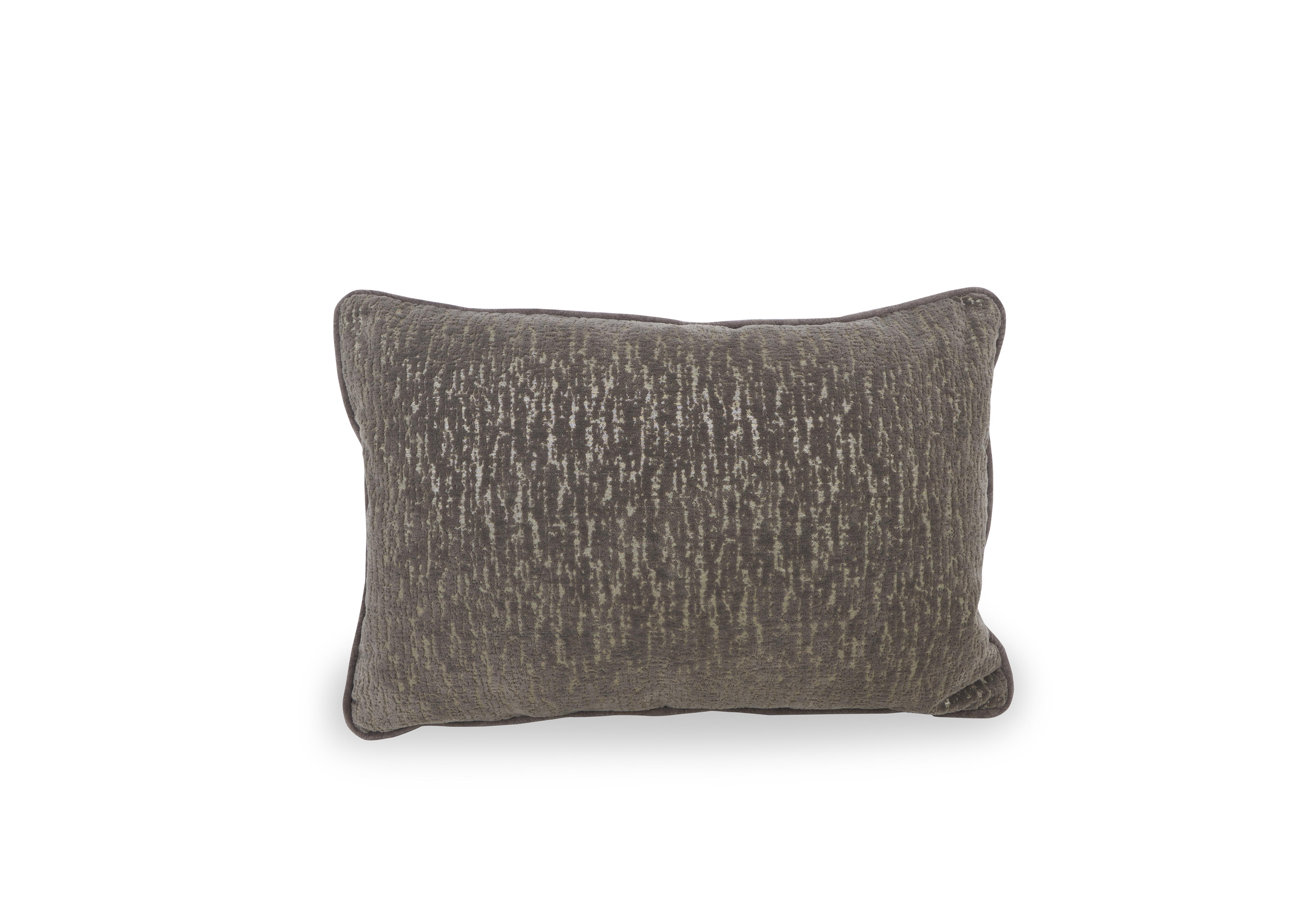 Ariana Bolster Cushion in Fracture Chocolate on Furniture Village