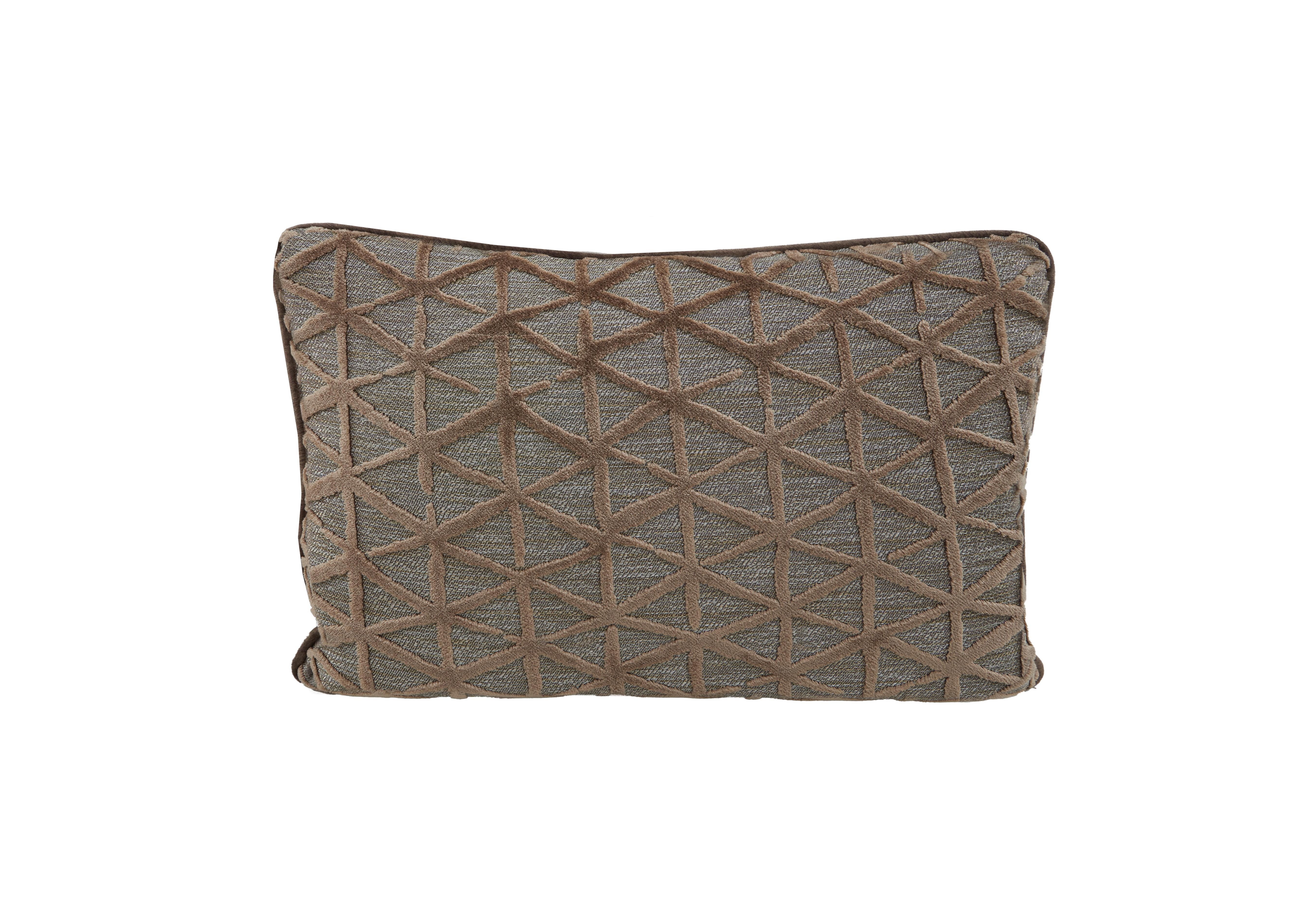 Ariana Bolster Cushion in Trilogy Chocolate on Furniture Village