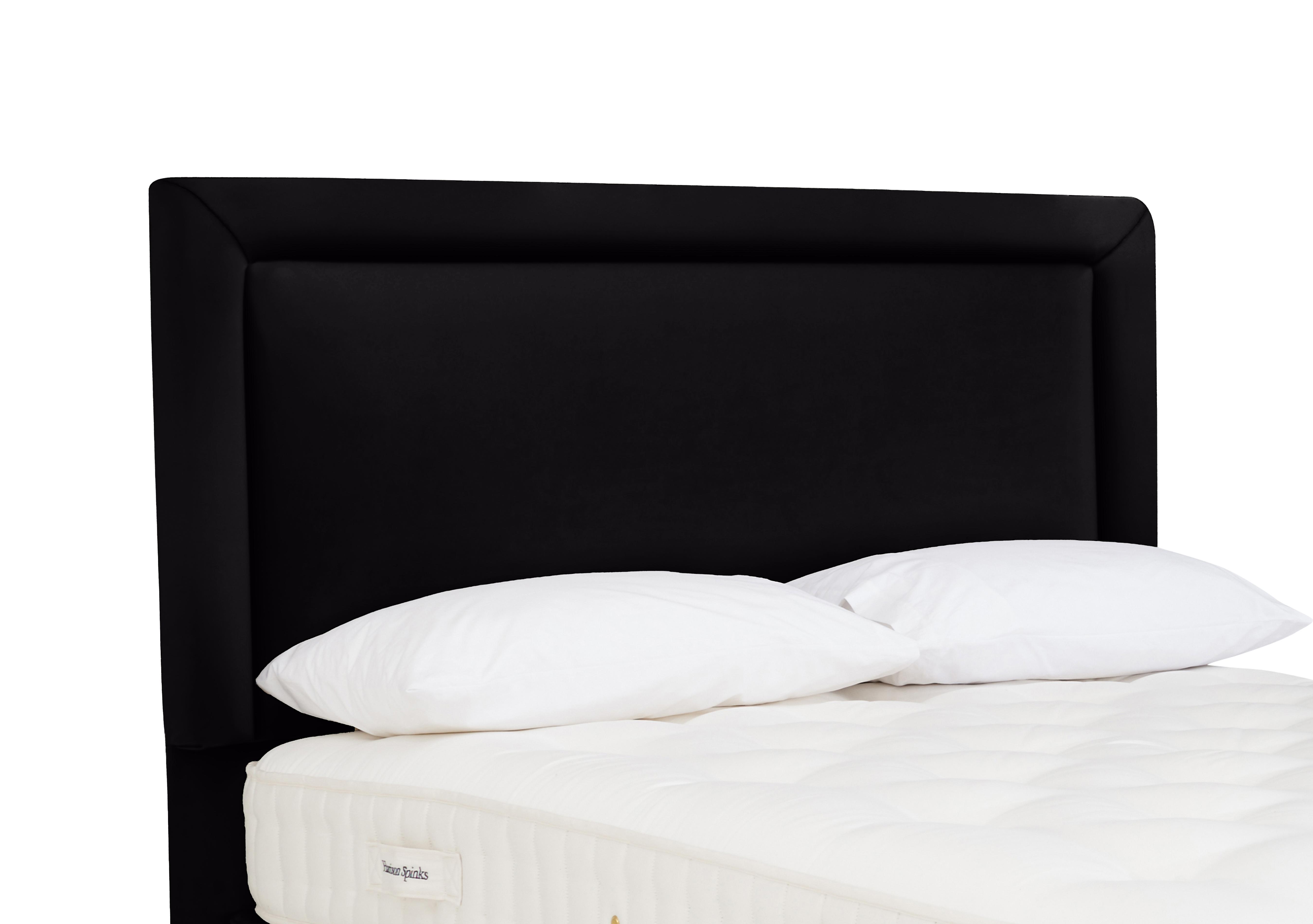 Pure Comfort Maple Floor Standing Headboard in Lovely Asphalt on Furniture Village