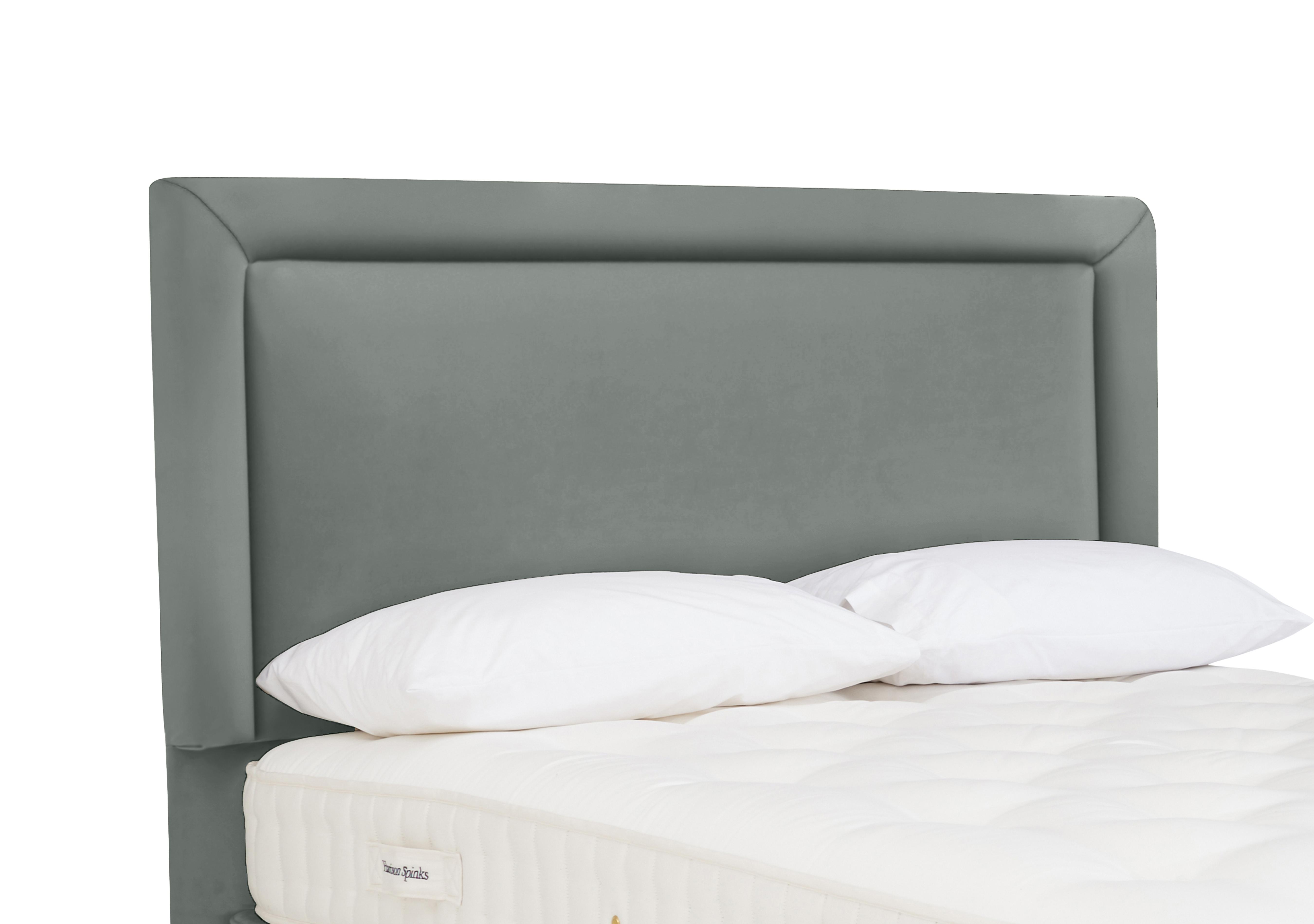 Pure Comfort Maple Floor Standing Headboard in Lovely Slate on Furniture Village