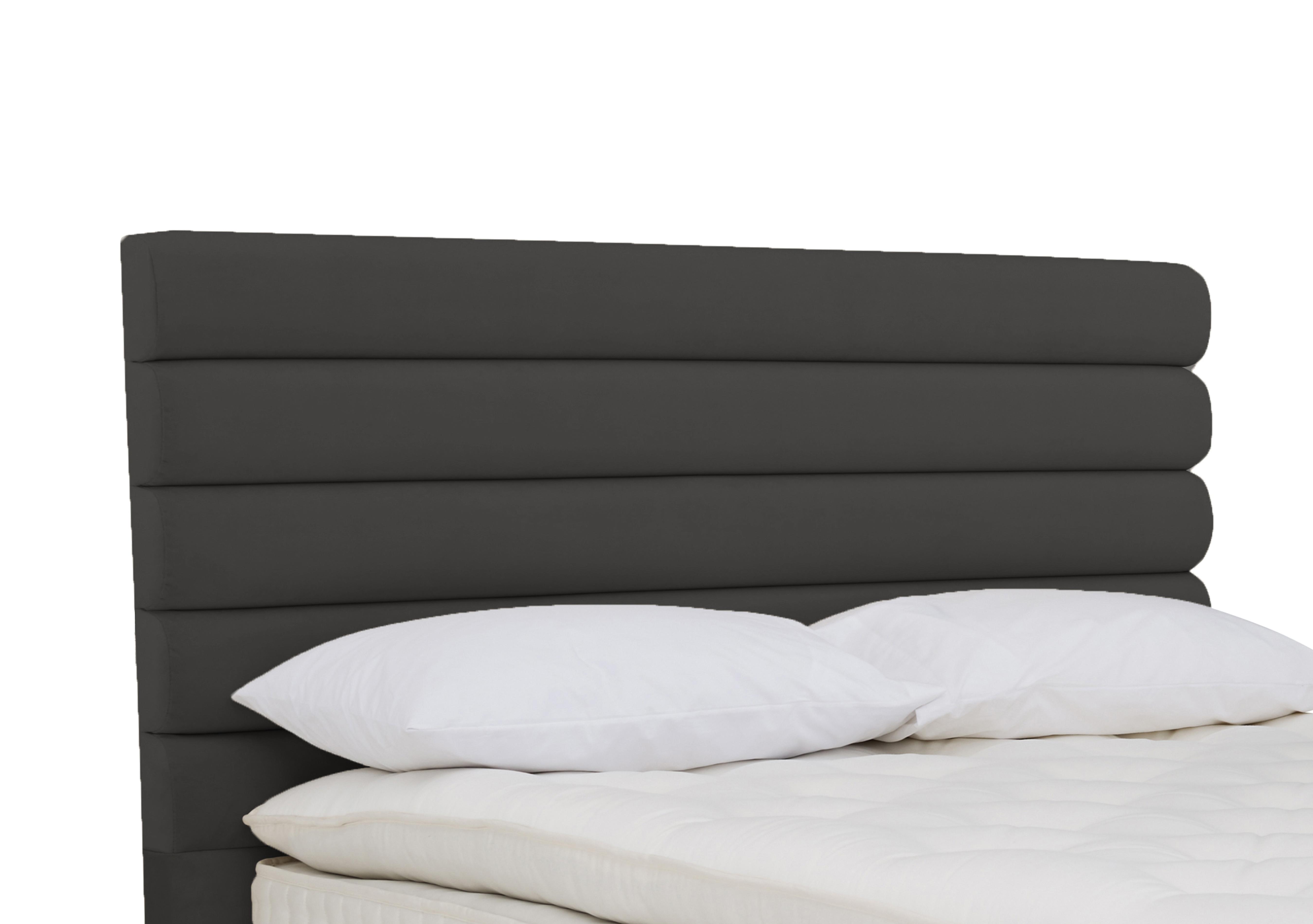 Pure Comfort Maple Floor Standing Headboard in Seven Anthracite on Furniture Village